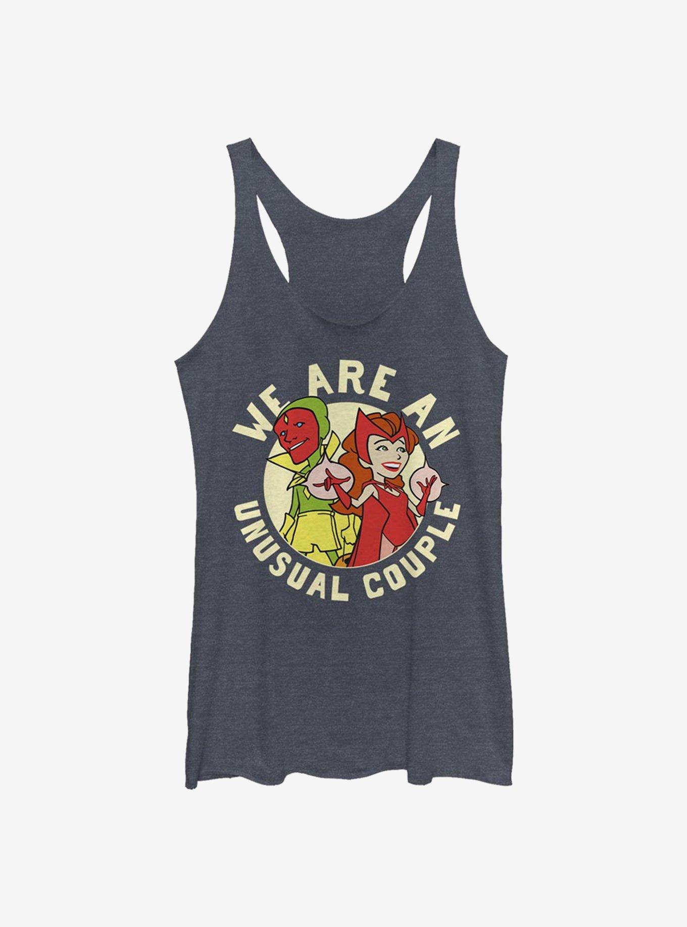 Marvel WandaVision Moon Glow Womens Tank Top, NAVY HTR, hi-res