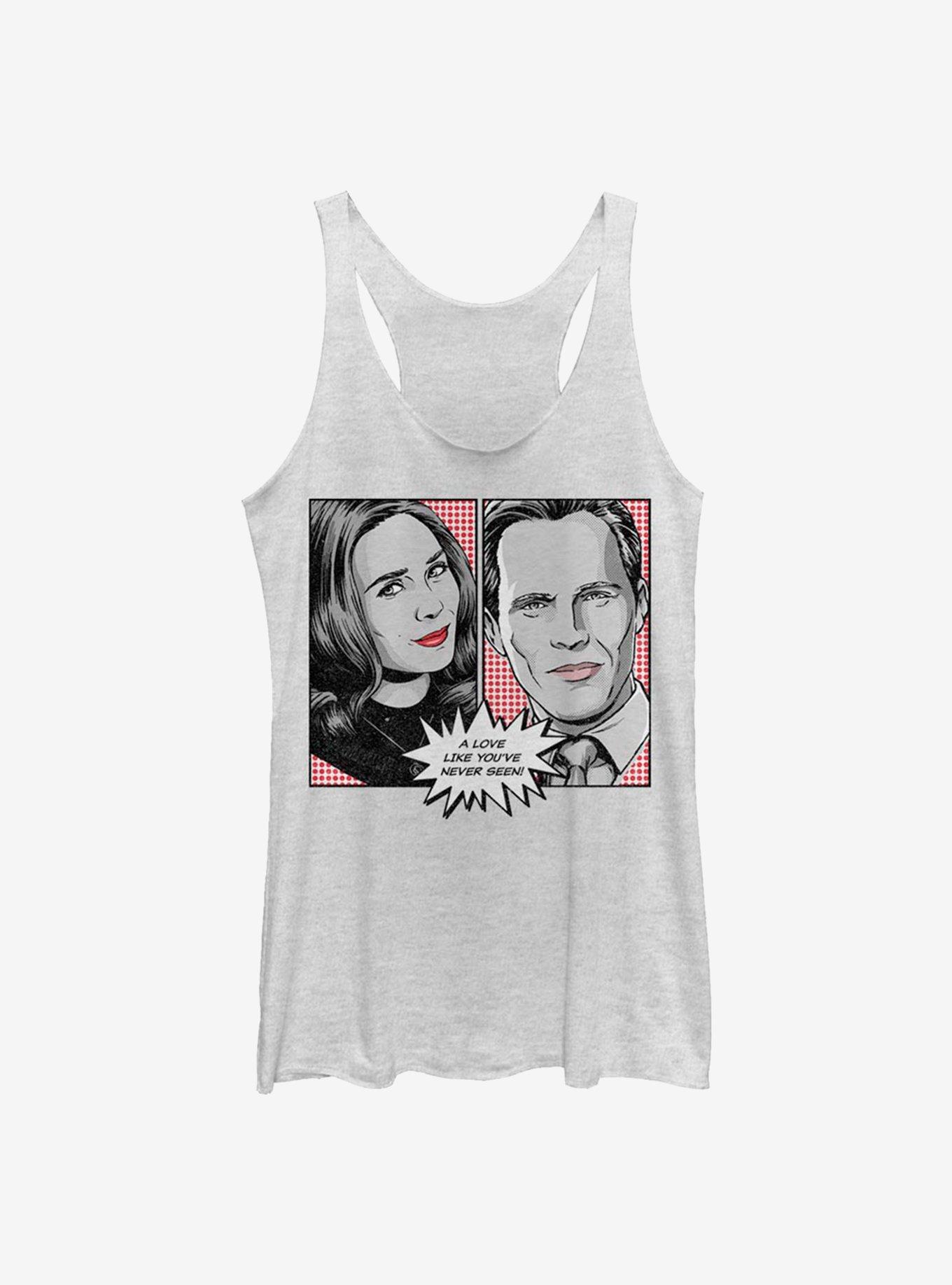 Marvel WandaVision Pop Wandavision Womens Tank Top, WHITE HTR, hi-res