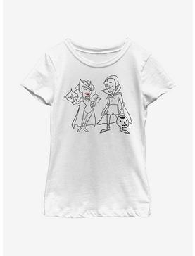 Marvel WandaVision Simple Ink Youth Girls T-Shirt, , hi-res