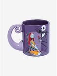 Disney The Nightmare Before Christmas Jack Skellington & Sally Spiral Handle Mug, , hi-res