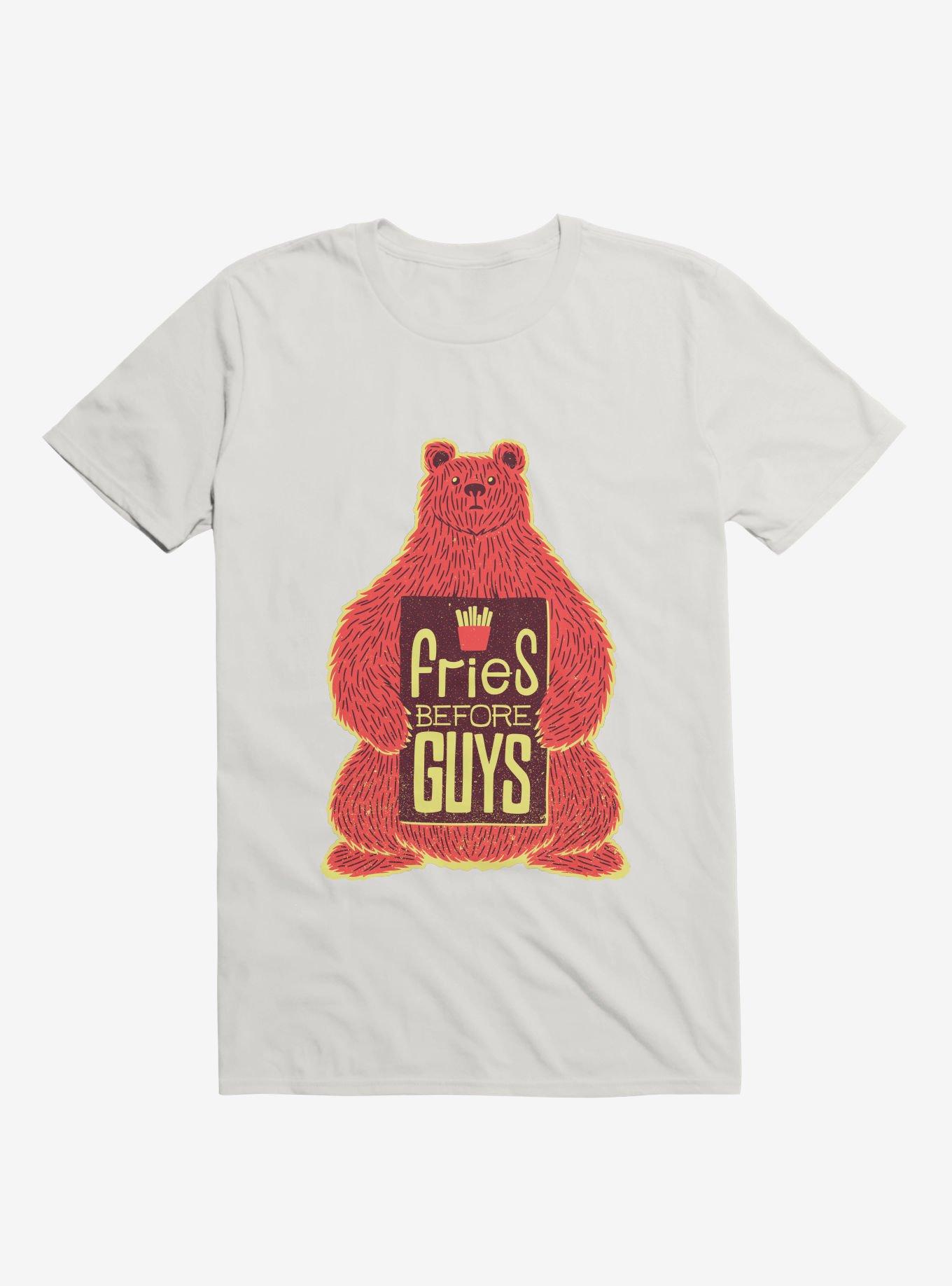 Fries Before Guys T-Shirt, WHITE, hi-res