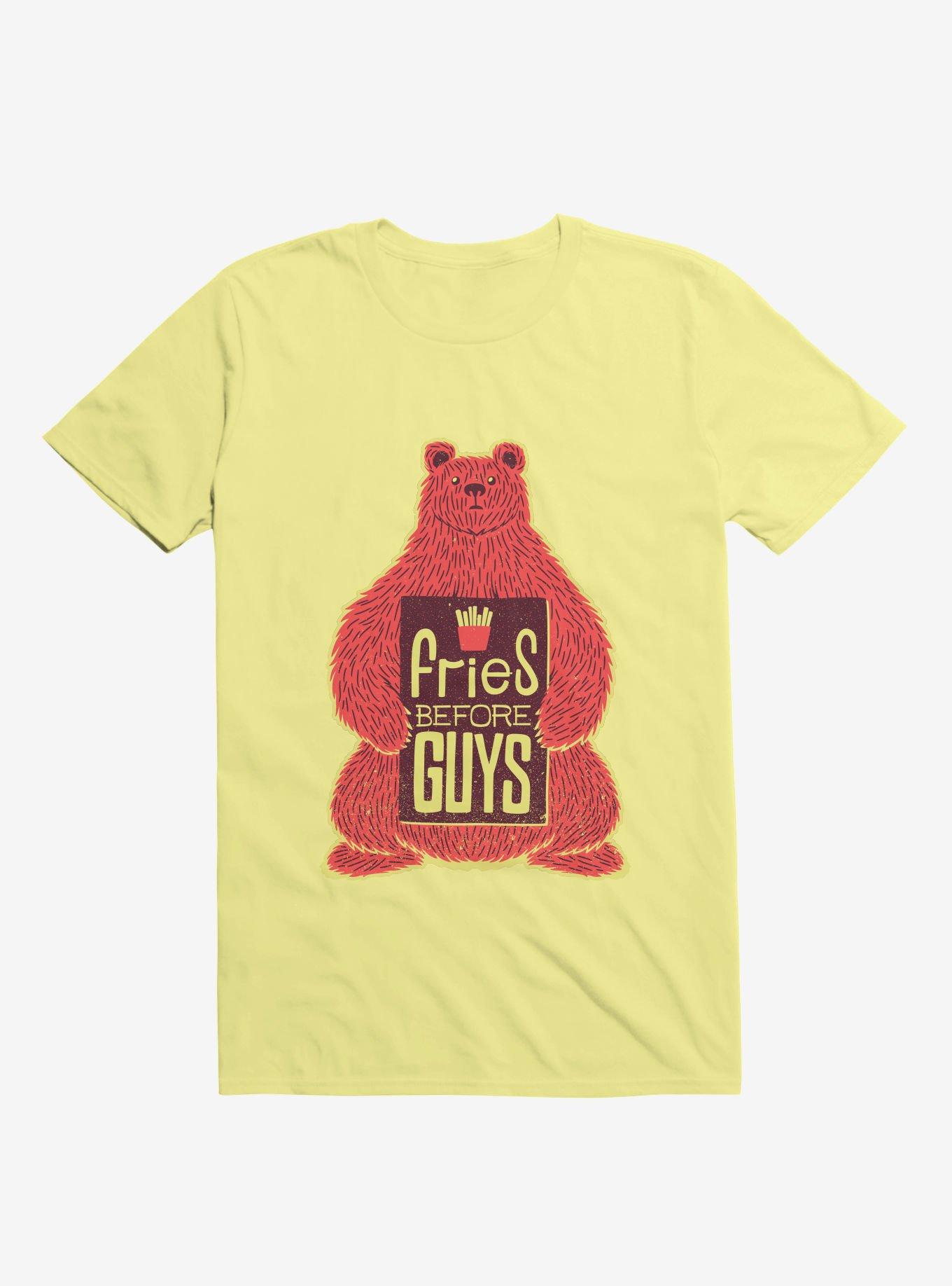 Fries Before Guys T-Shirt, CORN SILK, hi-res