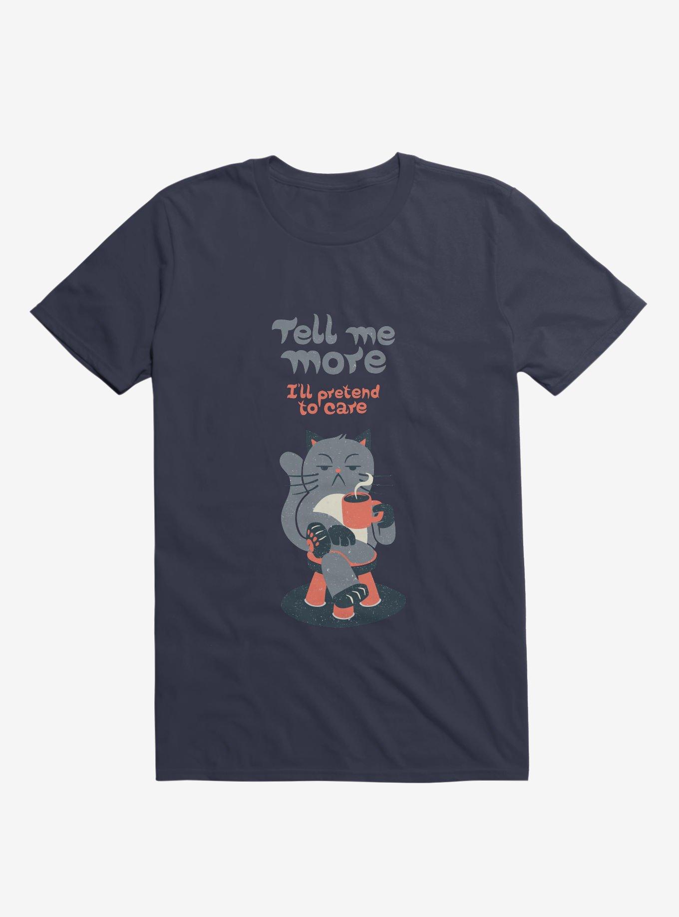 Ironicat T-Shirt, NAVY, hi-res