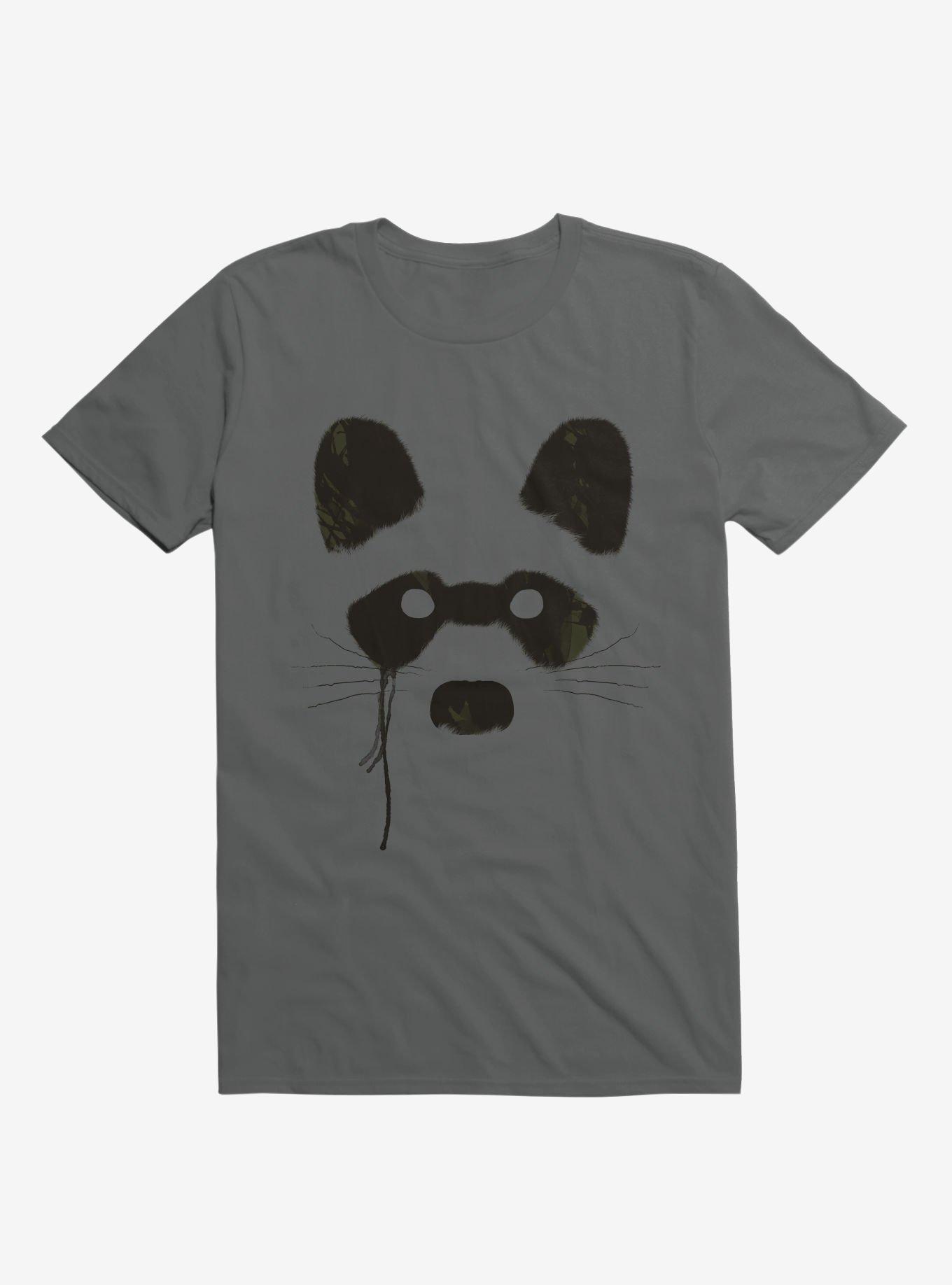 Racoon T-Shirt, CHARCOAL, hi-res