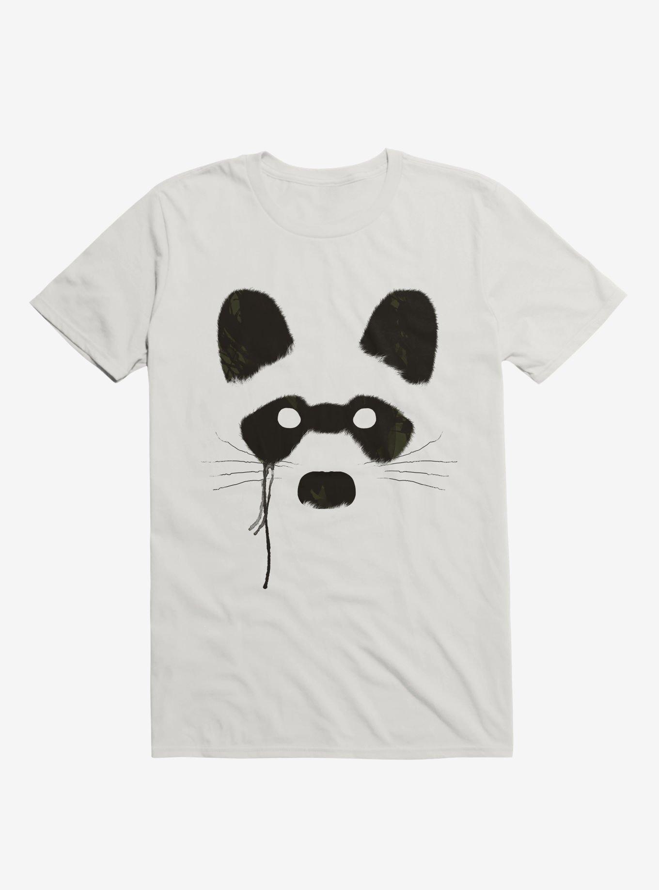 Racoon T-Shirt, WHITE, hi-res