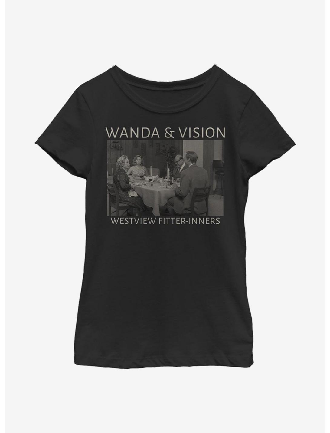 Marvel WandaVision Fitter Inners Youth Girls T-Shirt, BLACK, hi-res