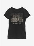 Marvel WandaVision Home Couple Youth Girls T-Shirt, BLACK, hi-res