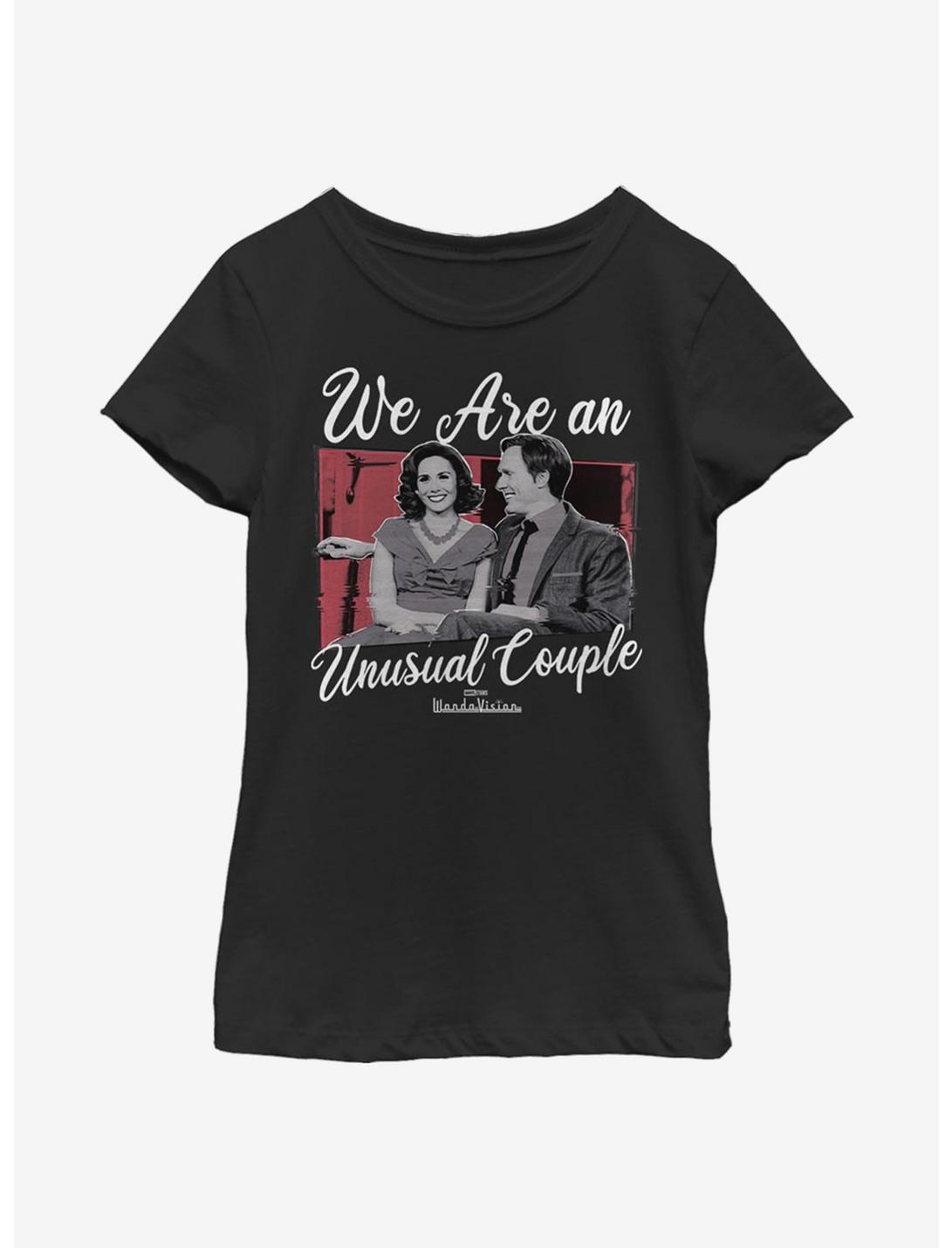 Marvel WandaVision Romantic Couple Youth Girls T-Shirt, BLACK, hi-res