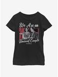 Marvel WandaVision Romantic Couple Youth Girls T-Shirt, BLACK, hi-res