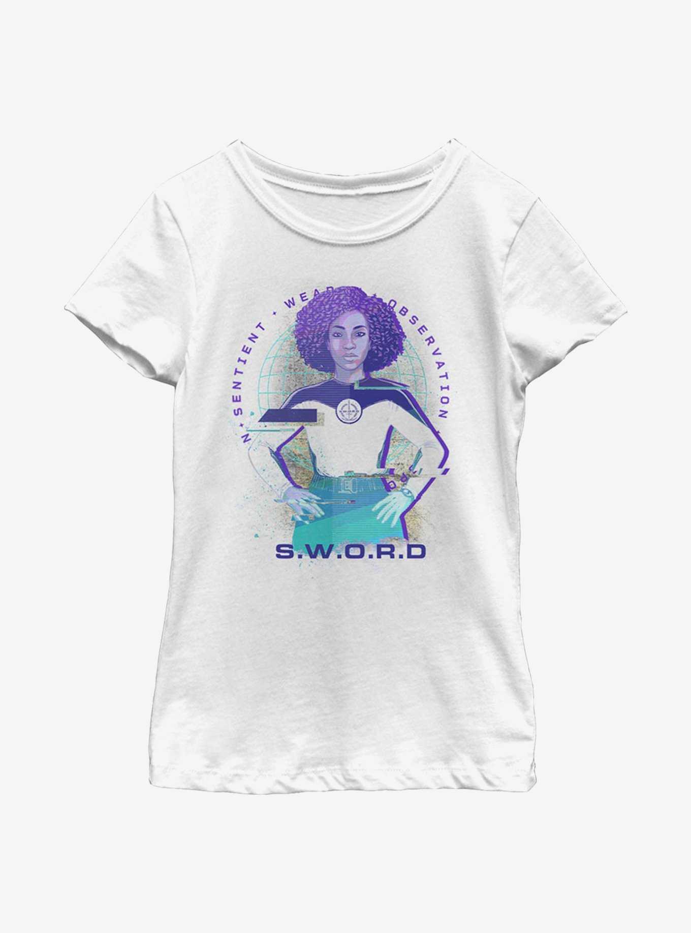 Marvel WandaVision S.W.O.R.D Glitch Youth Girls T-Shirt, , hi-res
