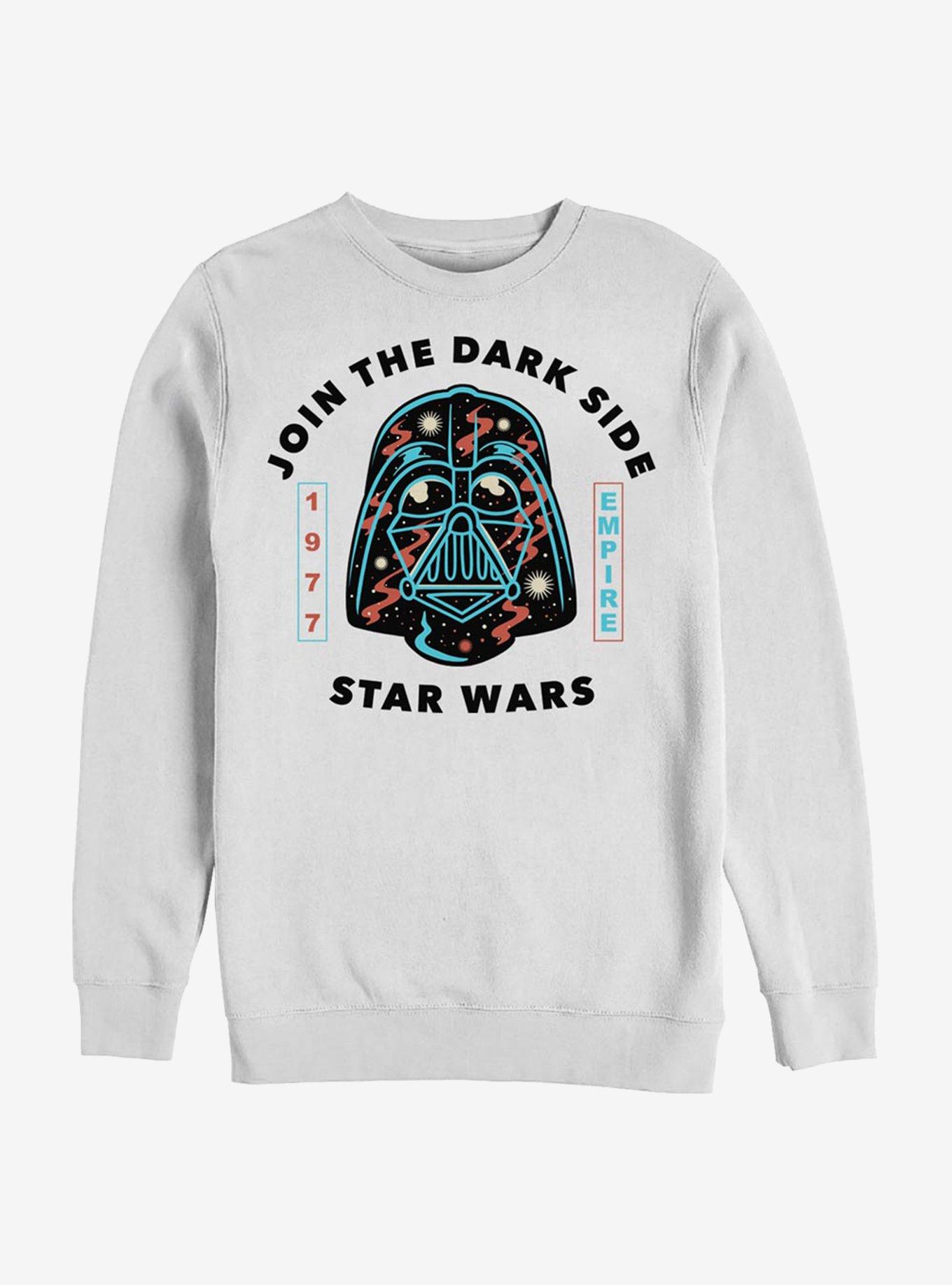 Star Wars Vader Space Face Sweatshirt, WHITE, hi-res