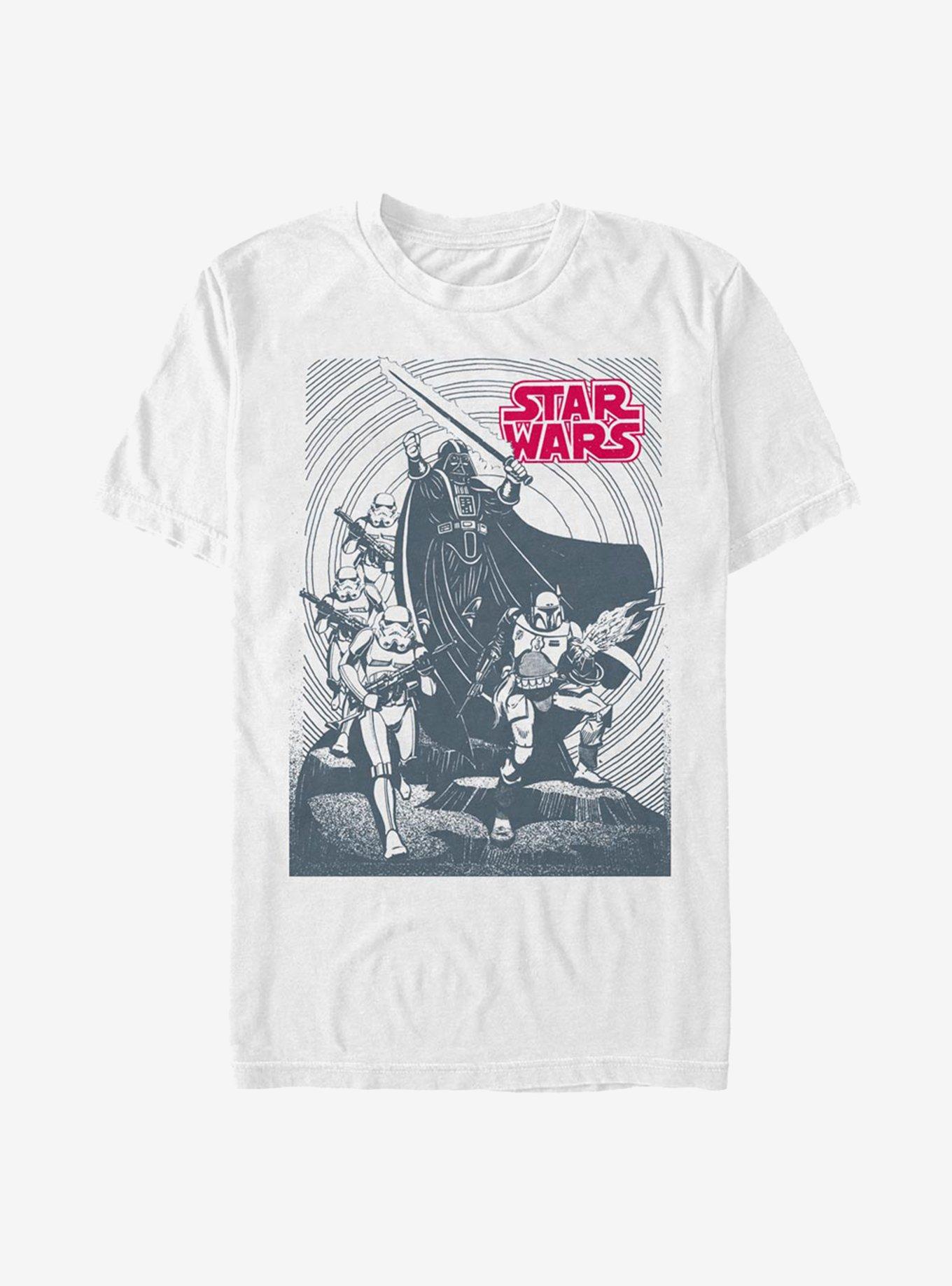 Star Wars Vader On Top T-Shirt, WHITE, hi-res