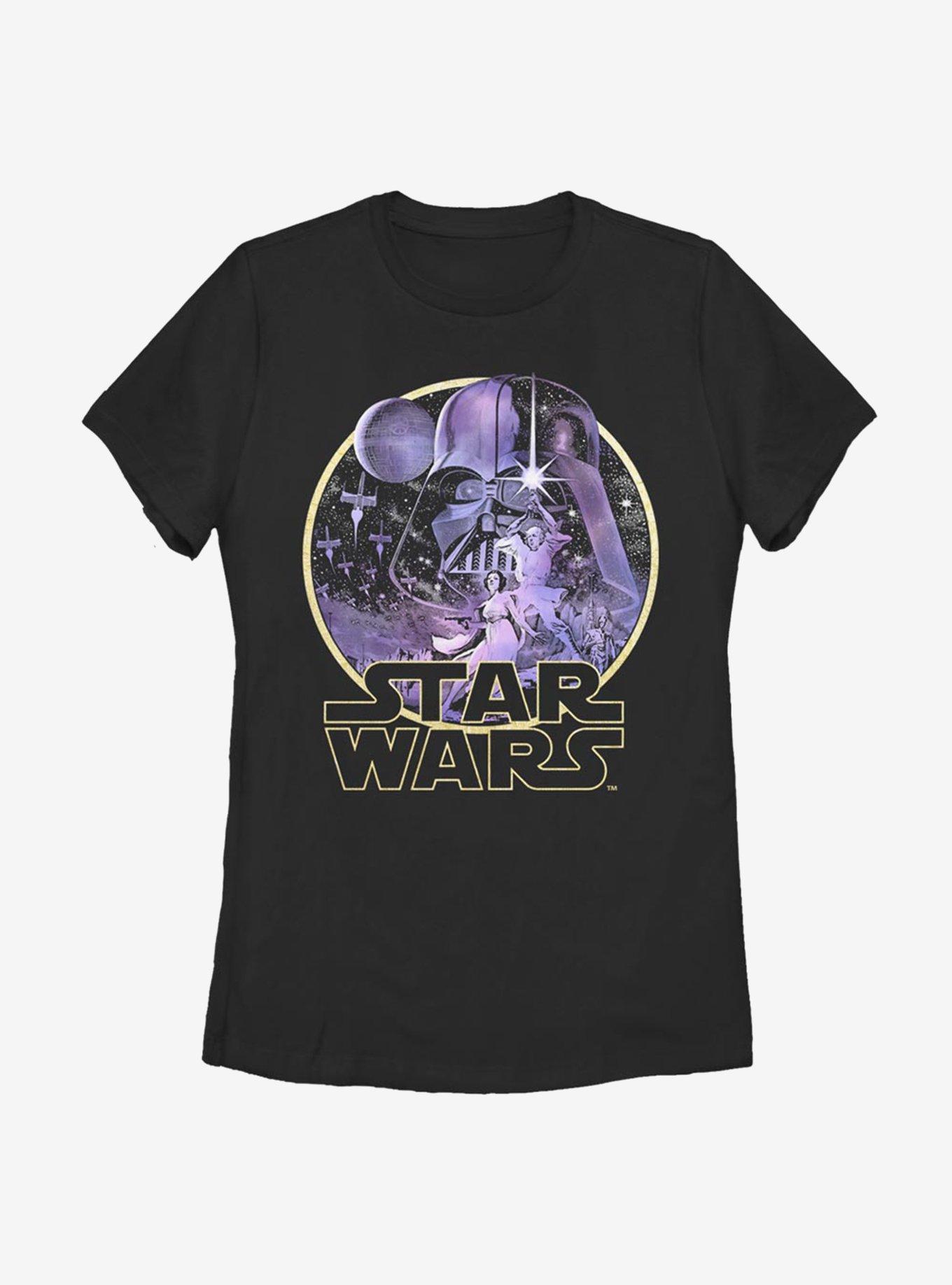 Star Wars Celestial Wars Womens T-Shirt, BLACK, hi-res