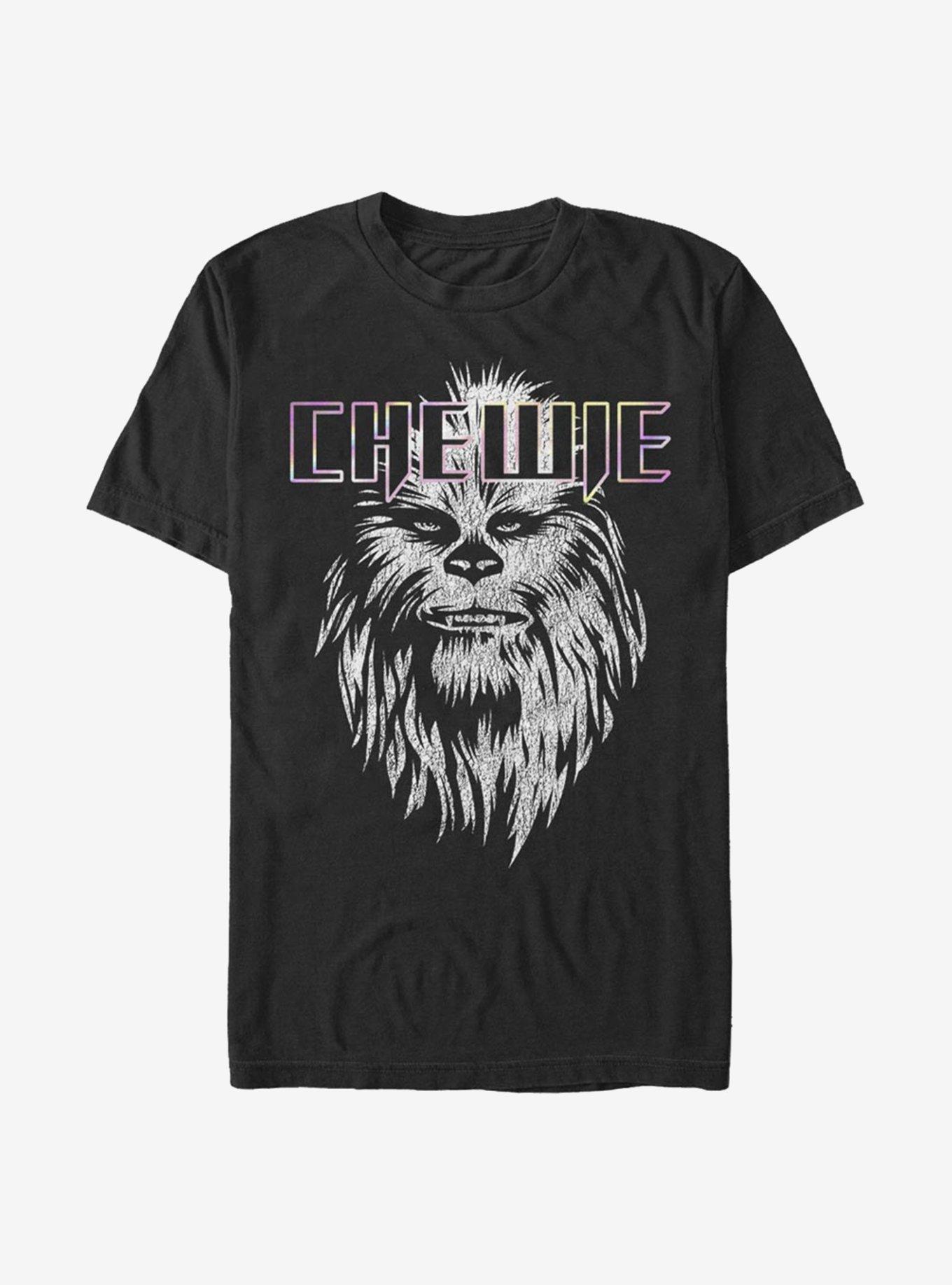 Star Wars Chewie Face T-Shirt, BLACK, hi-res