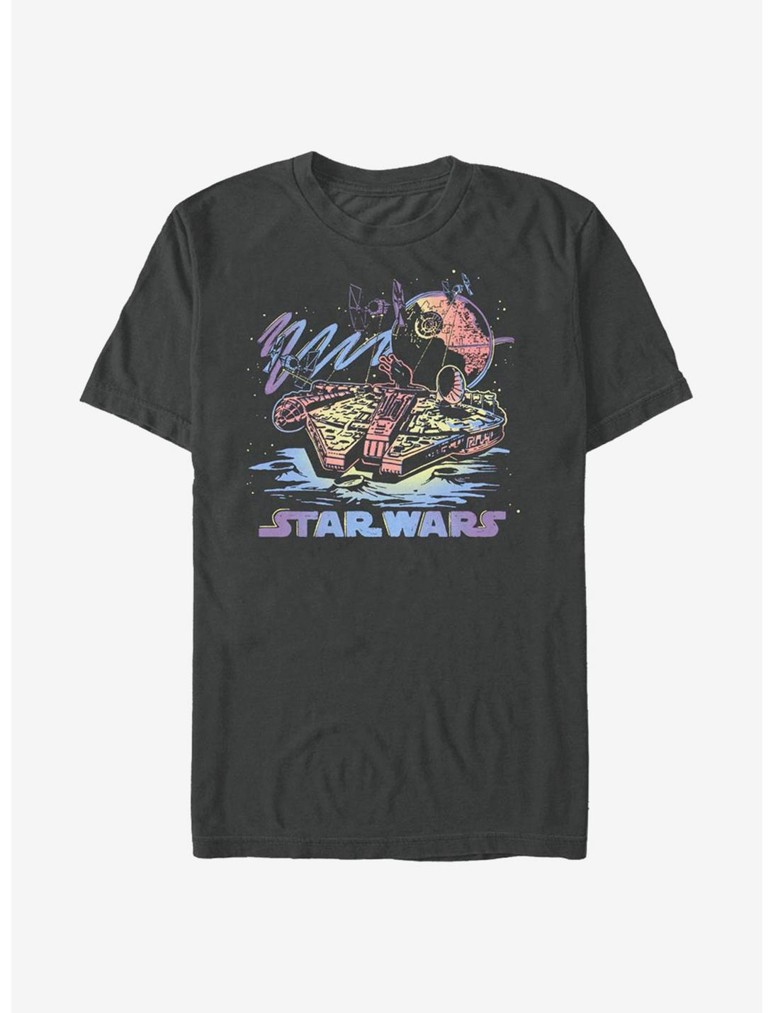 Star Wars Nineties Falcon T-Shirt, CHARCOAL, hi-res