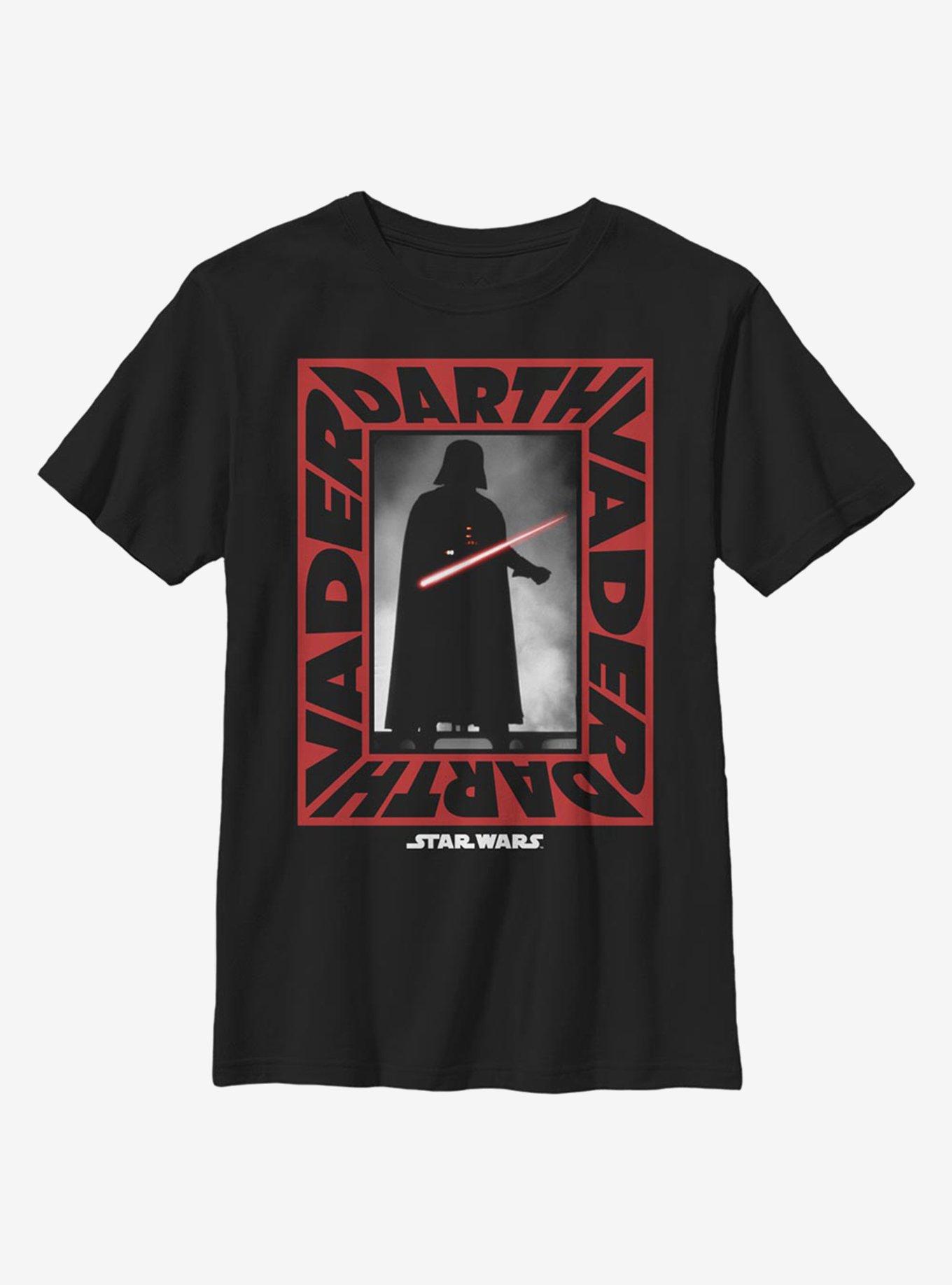 Star Wars Vader All Around Youth T-Shirt, BLACK, hi-res