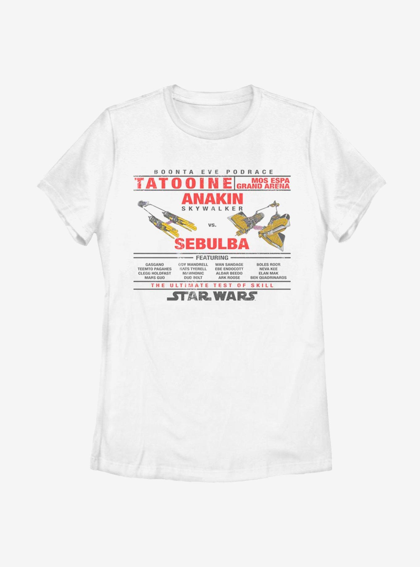 Star Wars Anakin Vs Sebulba Womens T-Shirt, , hi-res