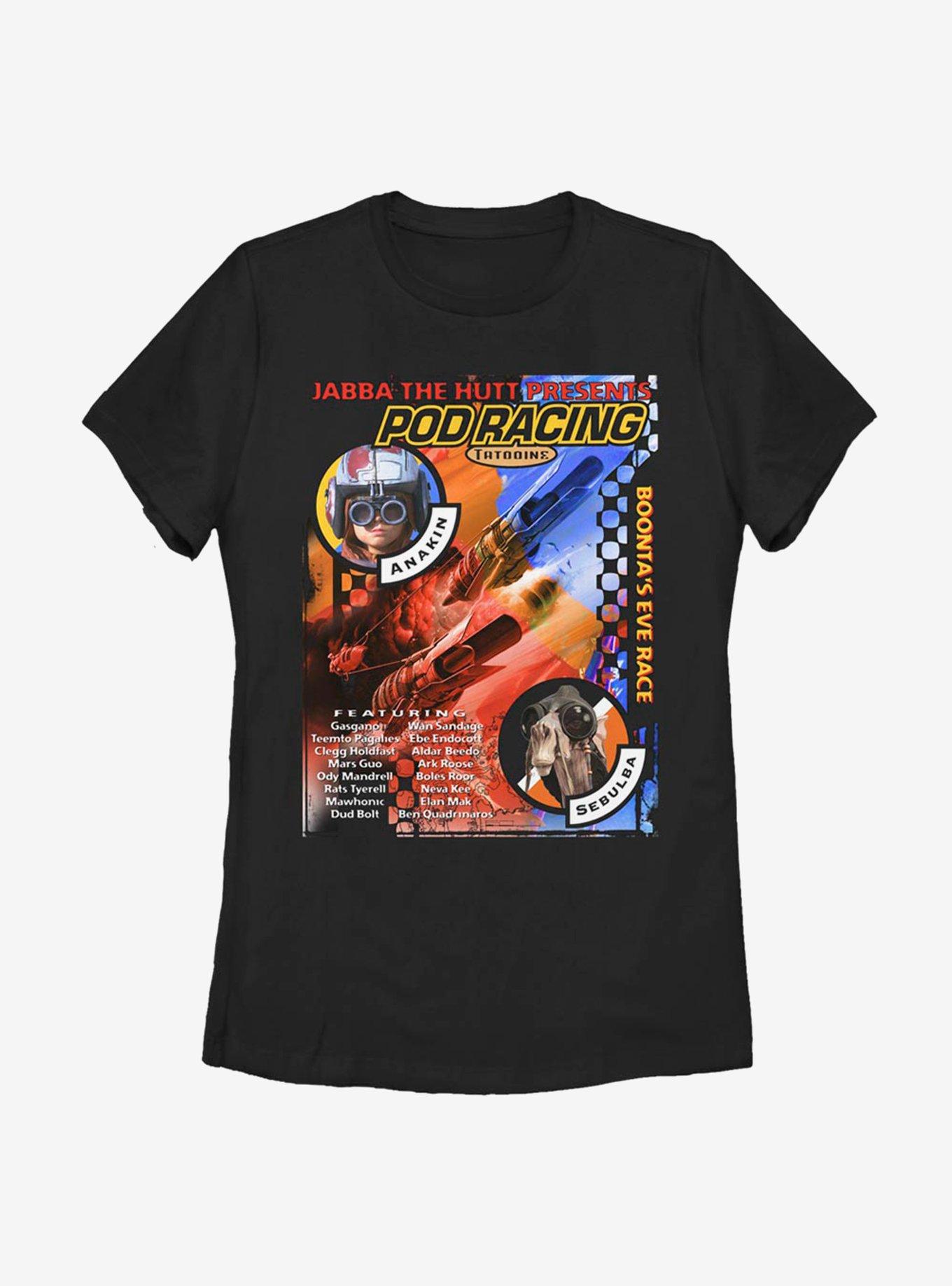 Star Wars Jabba Presents Podracing Womens T-Shirt, , hi-res