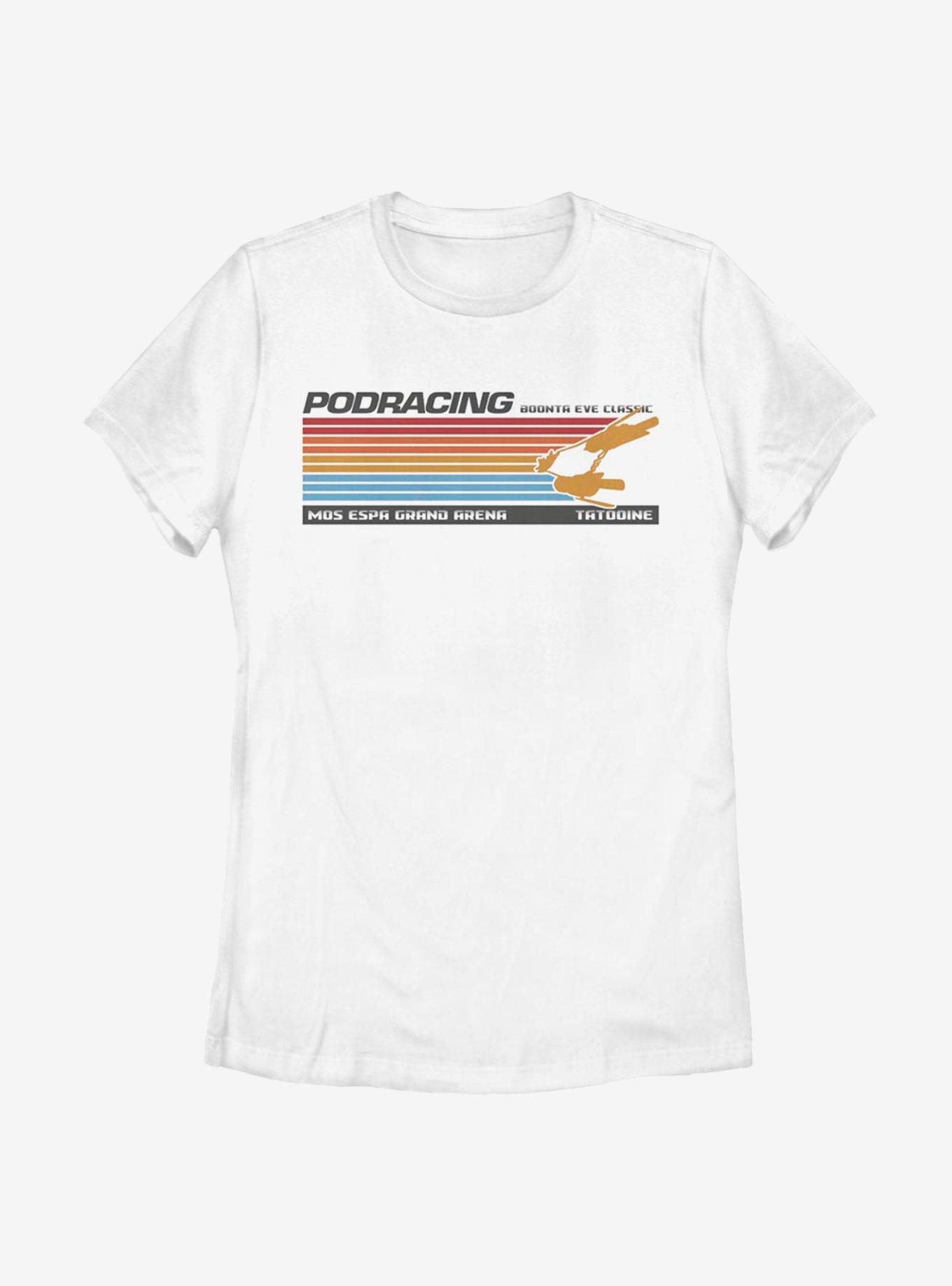 Star Wars Retro Pod Race Lines Womens T-Shirt, , hi-res