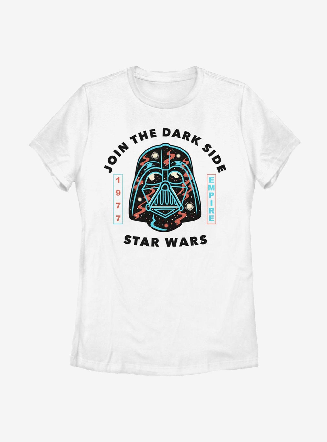 Star Wars Vader Space Face Womens T-Shirt, WHITE, hi-res