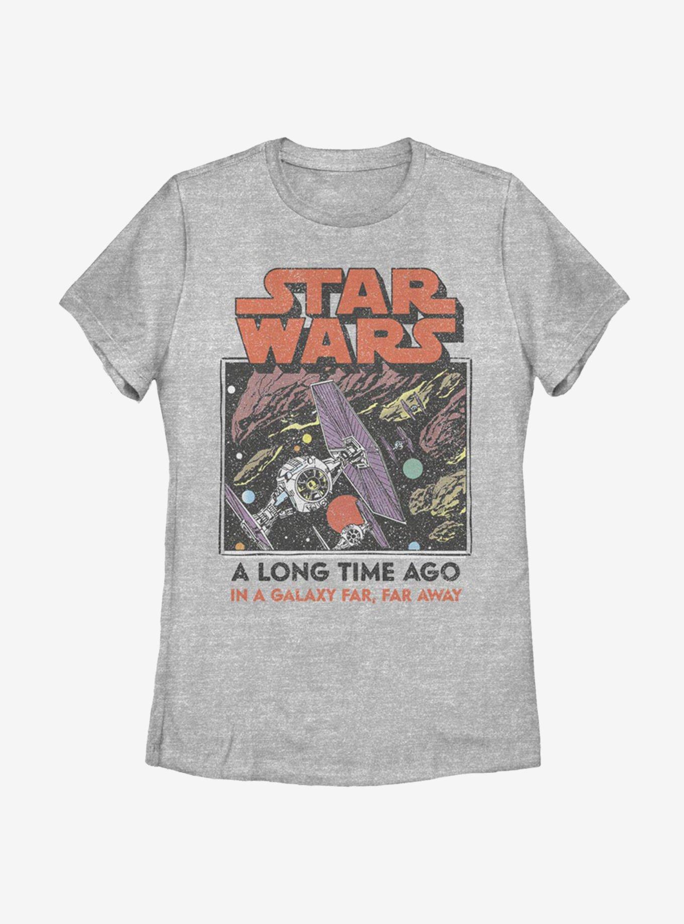 Star Wars Cover A Long Time Ago Womens T-Shirt, ATH HTR, hi-res