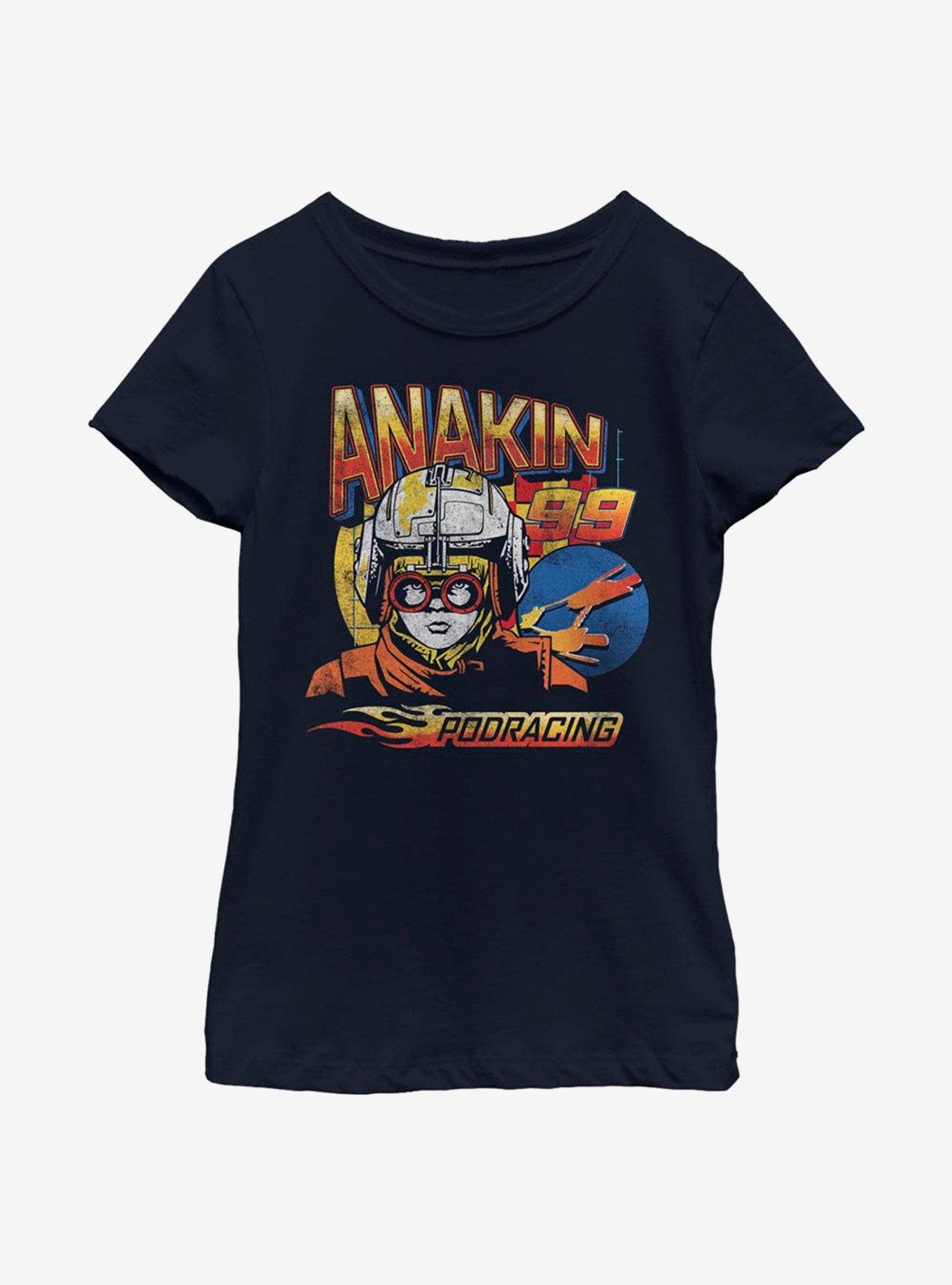 Star Wars Anakin 99 Podracing Youth Girls T-Shirt, , hi-res