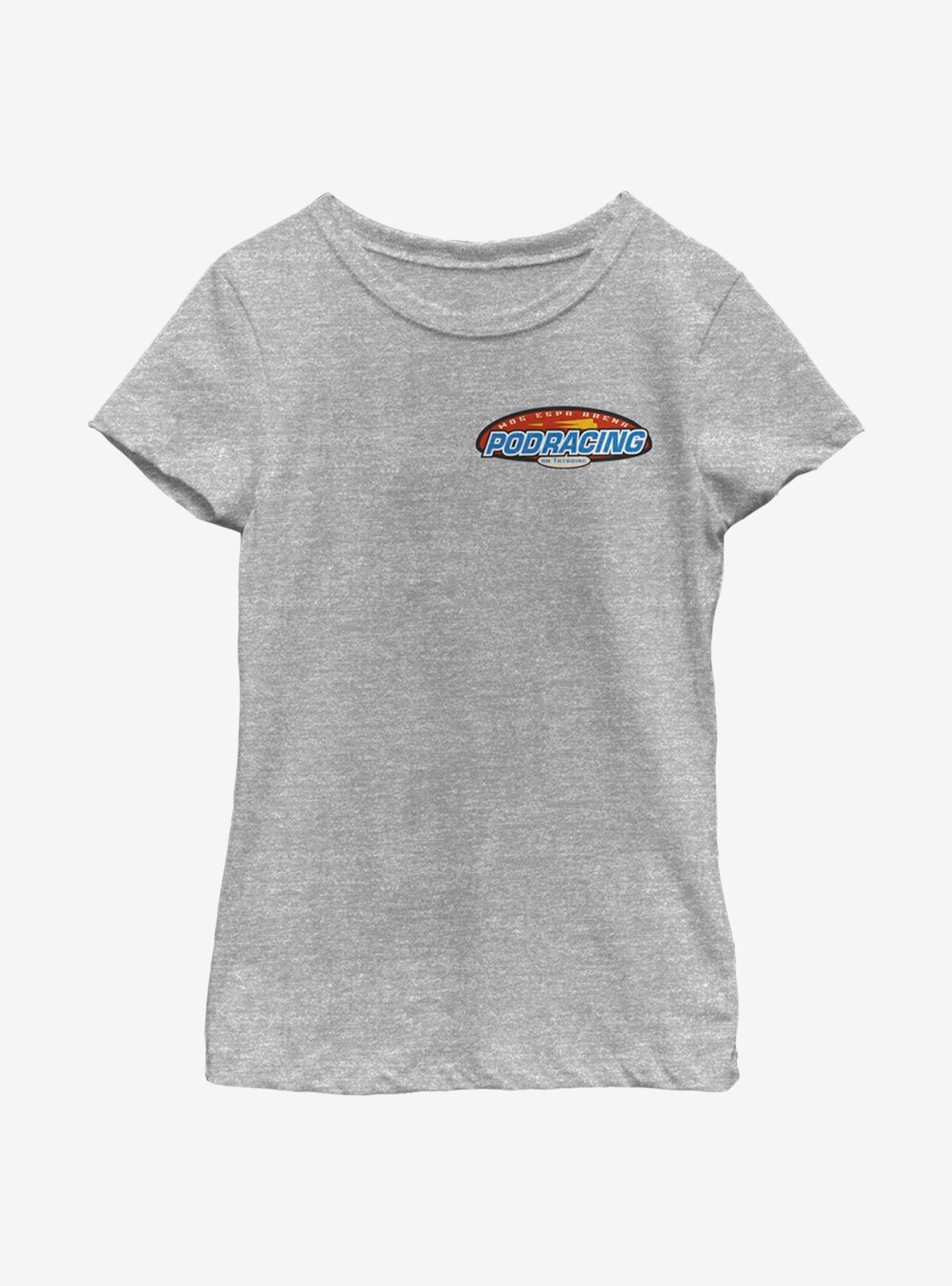 Star Wars Podracing Pocket Logo Youth Girls T-Shirt, , hi-res