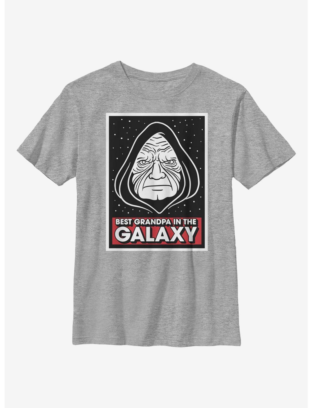 Star Wars Best Grandpa Youth T-Shirt, ATH HTR, hi-res