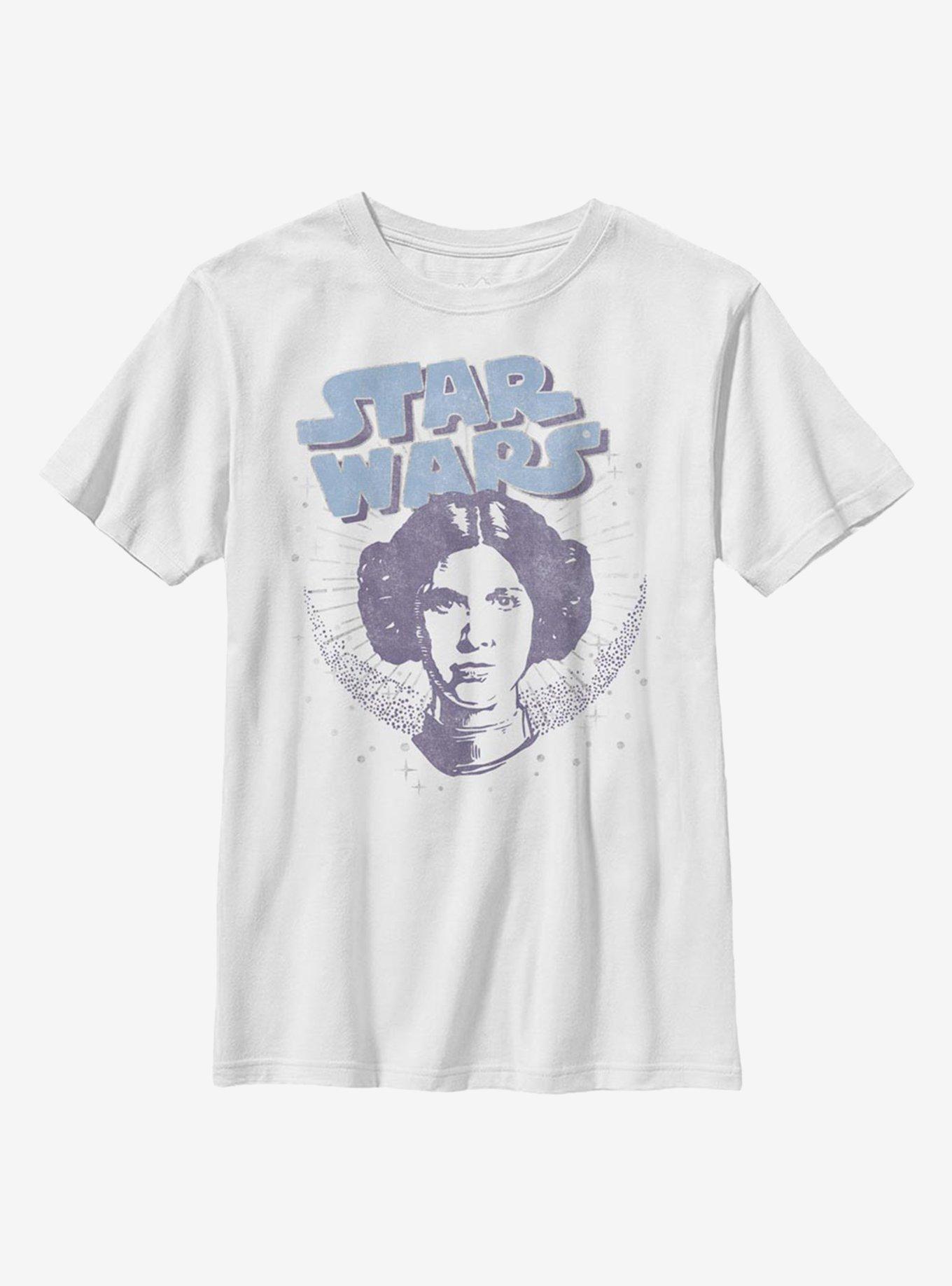 Star Wars Leia Moon Youth T-Shirt, WHITE, hi-res