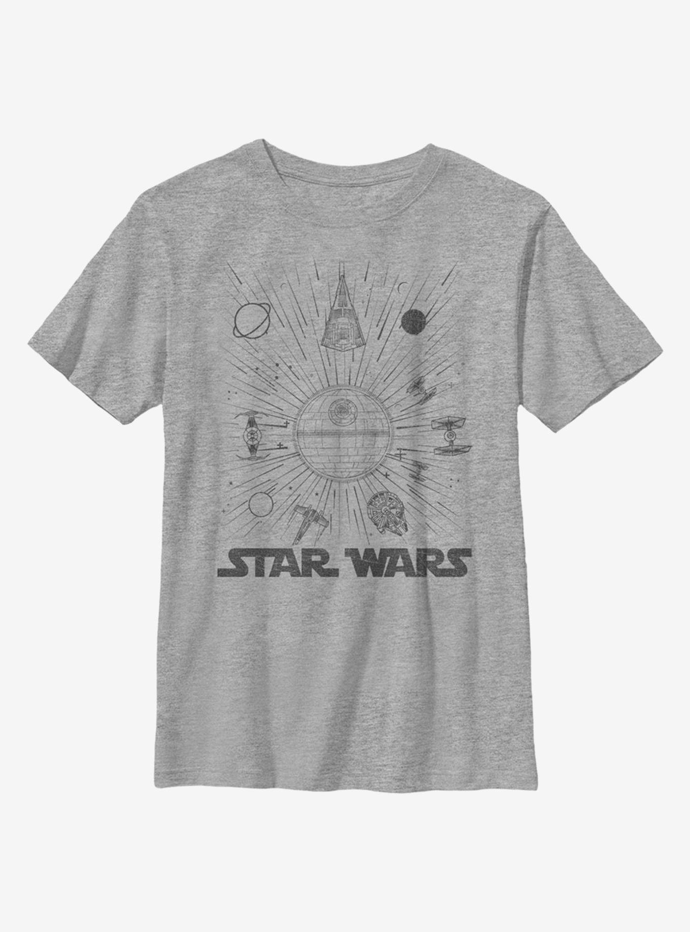 Star Wars Ships Burst Youth T-Shirt, , hi-res