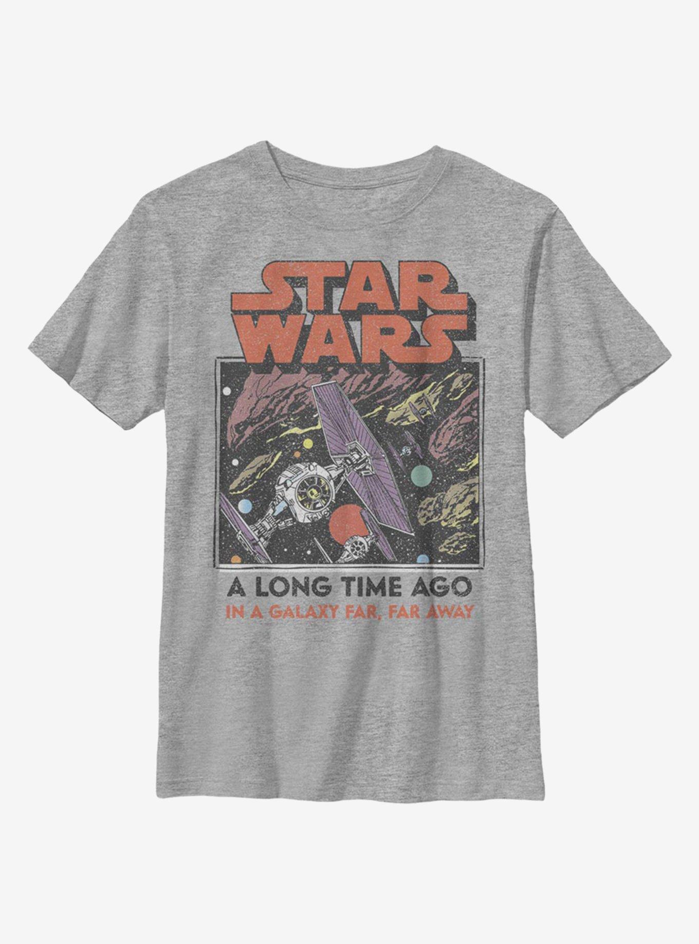 Star Wars Cover A Long Time Ago Youth T-Shirt, ATH HTR, hi-res