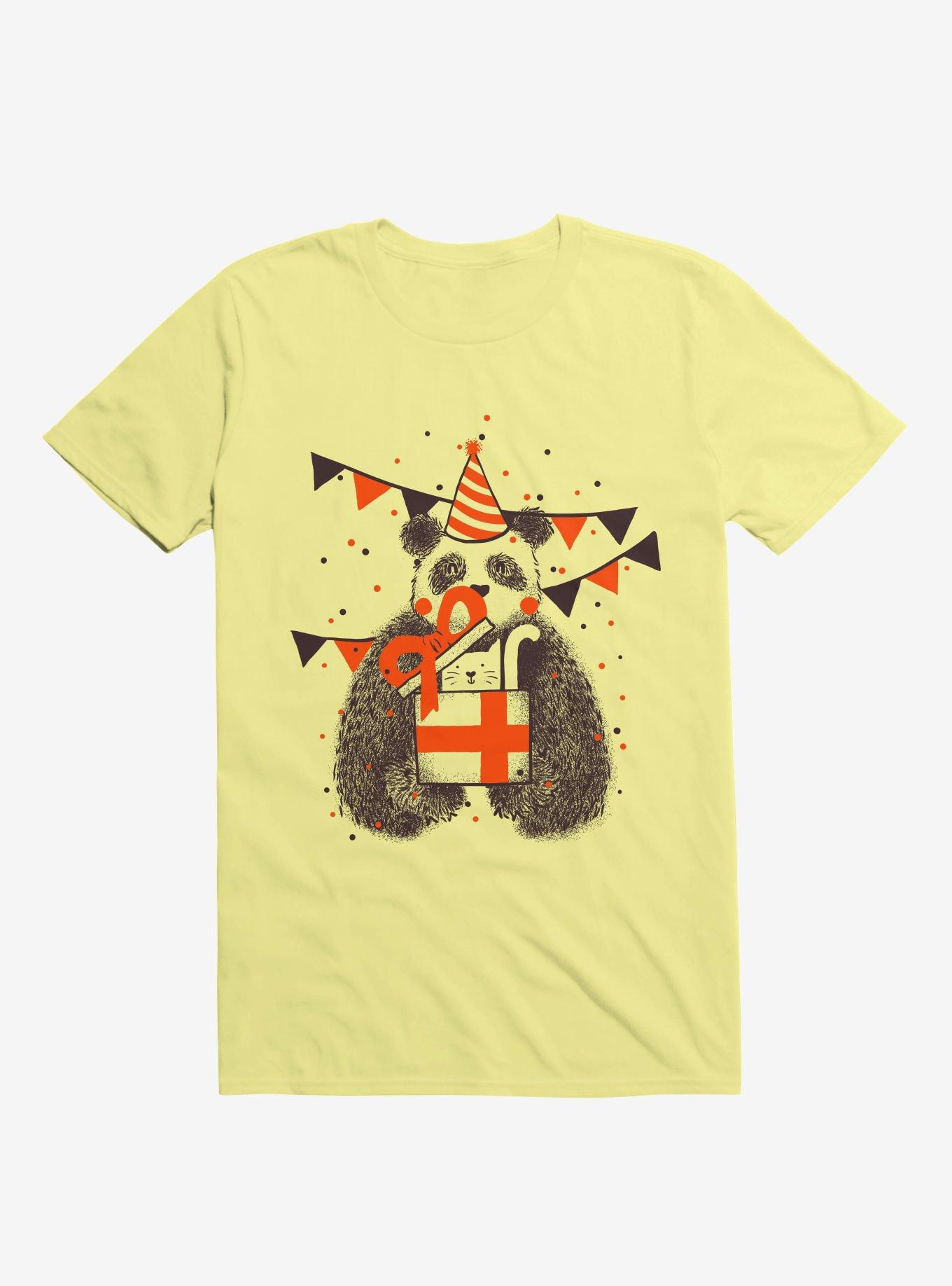 Happy B-Day Panda T-Shirt, , hi-res