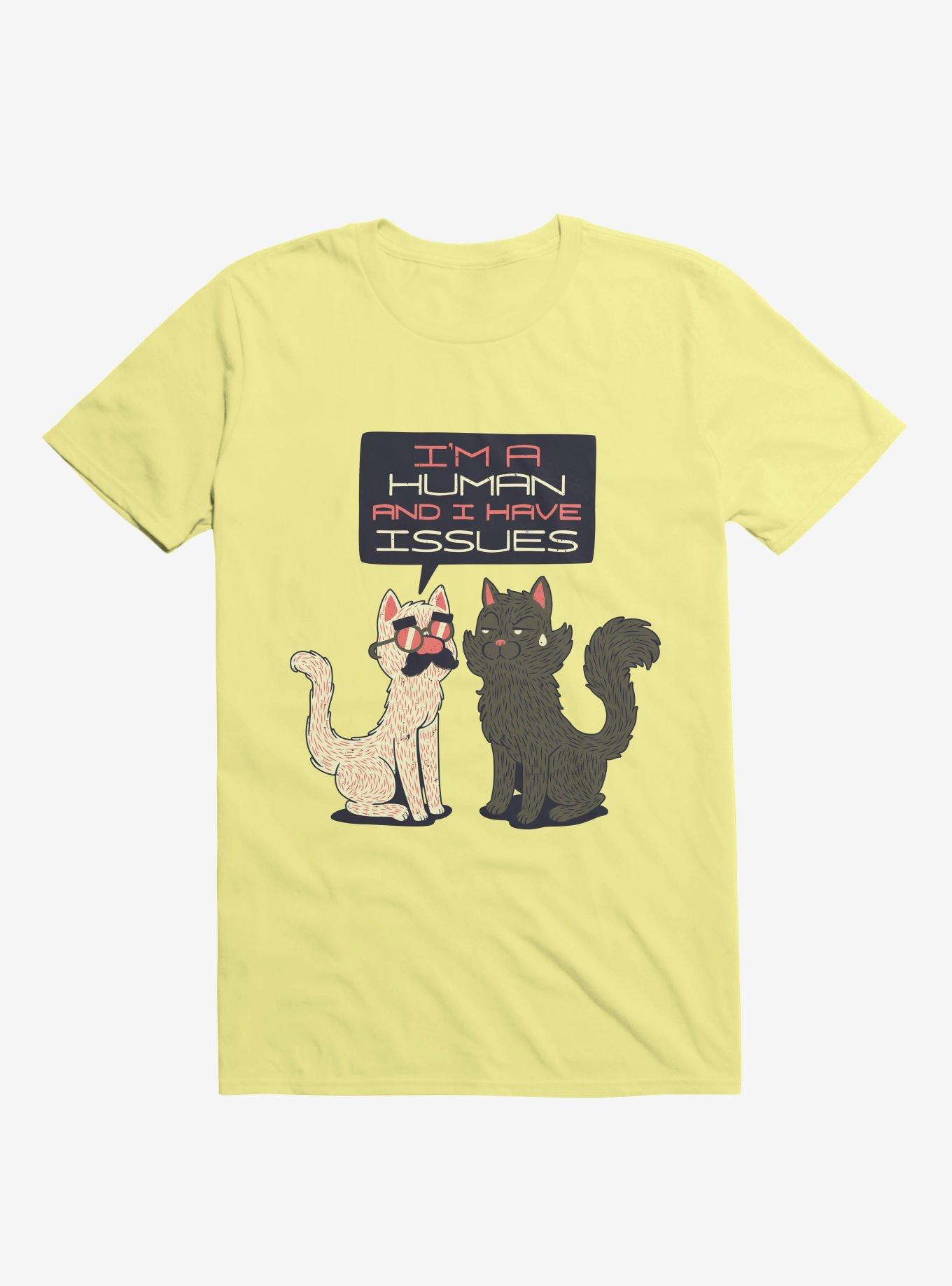 I'm Human And I Have Issues T-Shirt, CORN SILK, hi-res