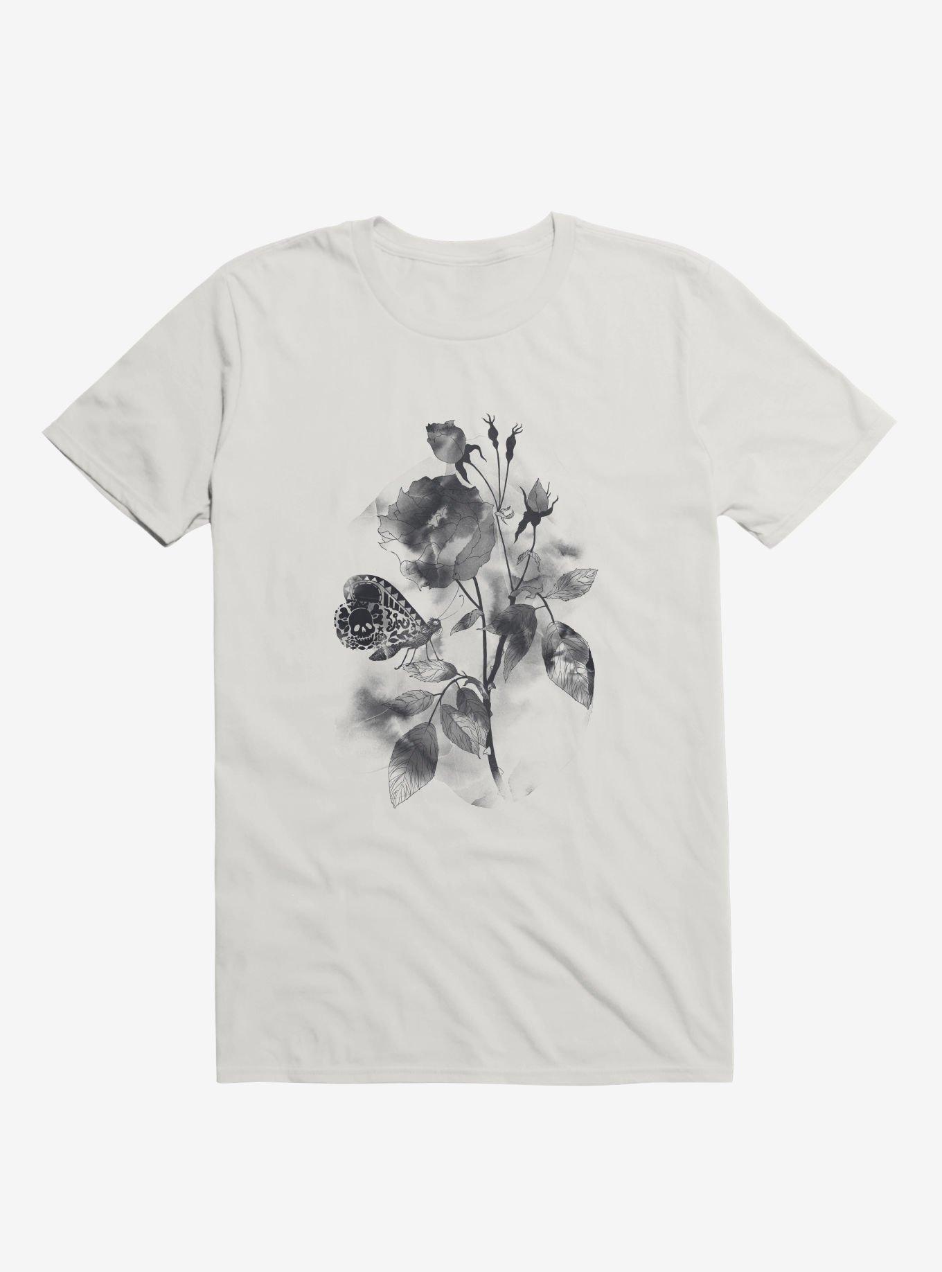 Inked Butterfly Rose T-Shirt, , hi-res