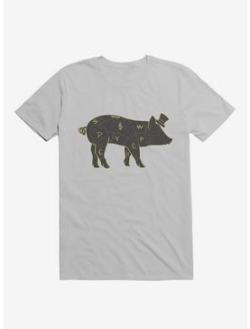 Piggy Bank Ice Grey T-Shirt, , hi-res
