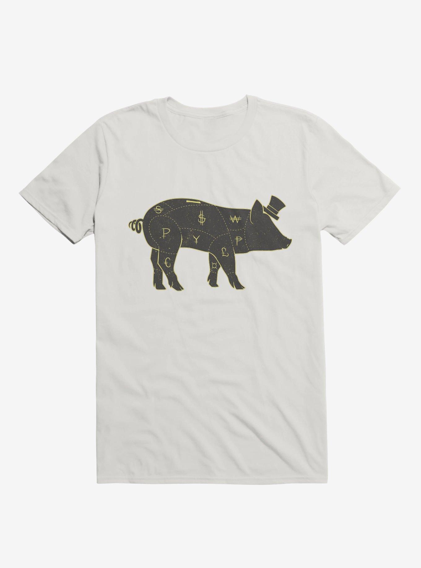Piggy Bank T-Shirt, WHITE, hi-res