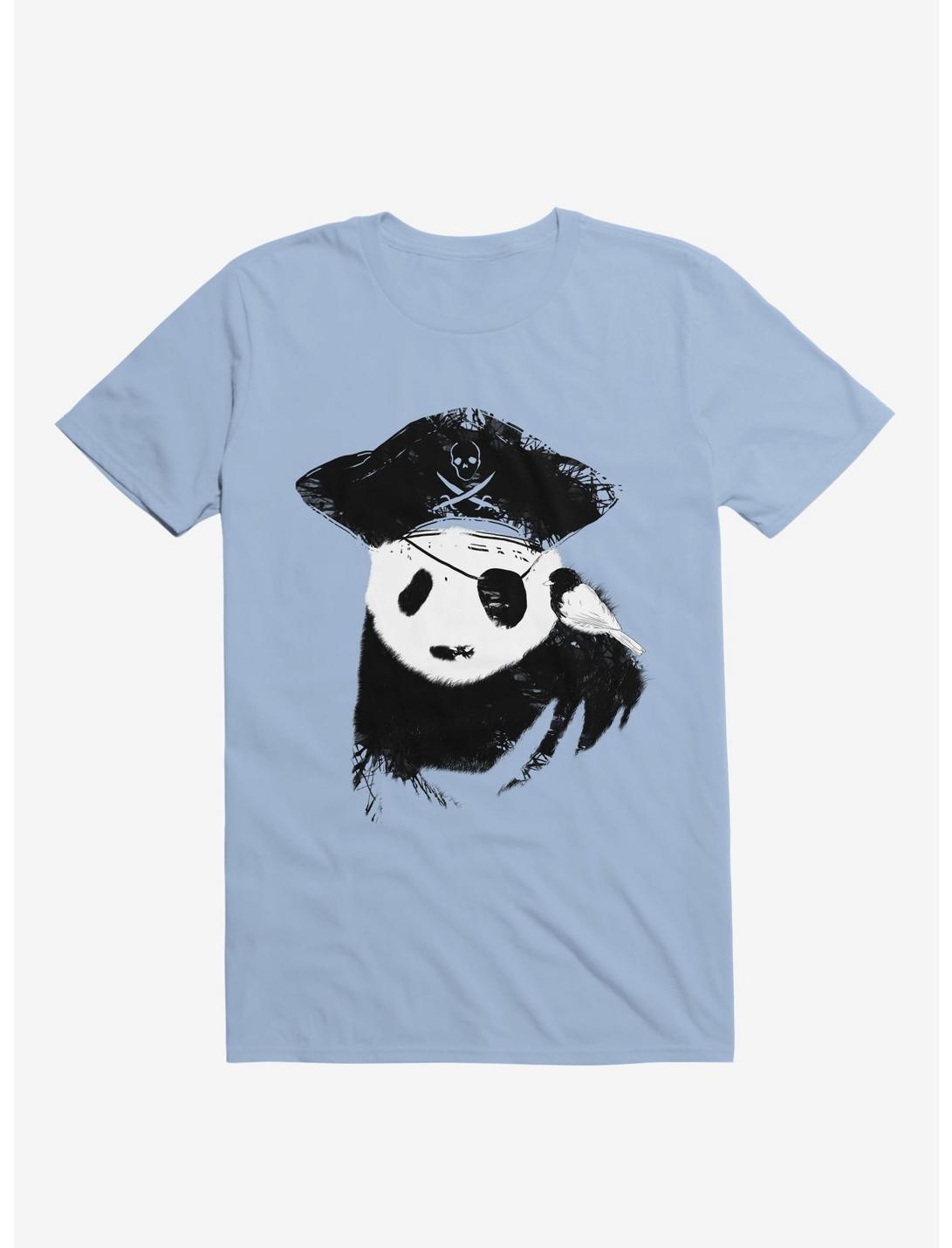 Pirate Panda T-Shirt, LIGHT BLUE, hi-res