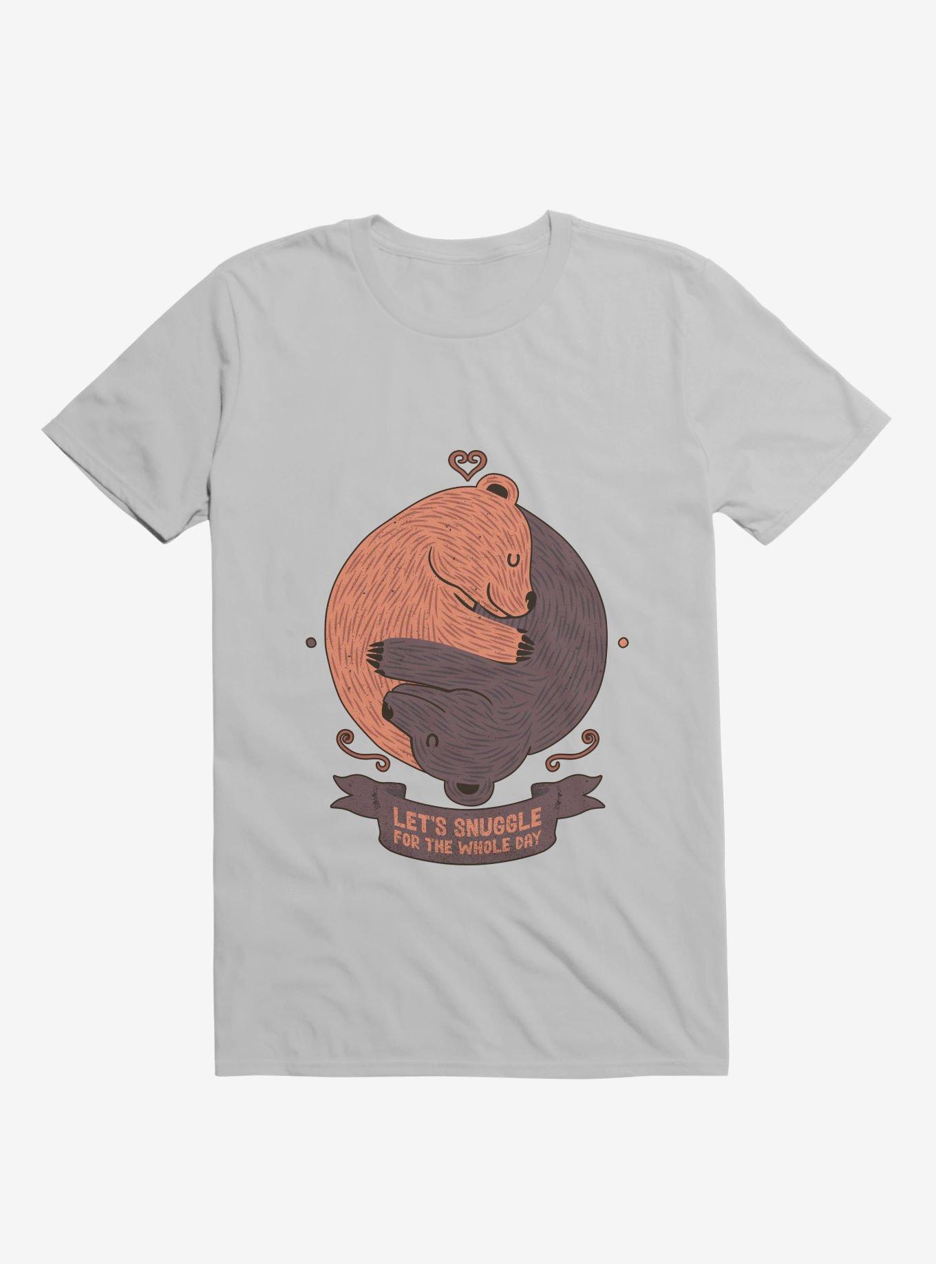Let's Snuggle For The Whole Day T-Shirt, ICE GREY, hi-res
