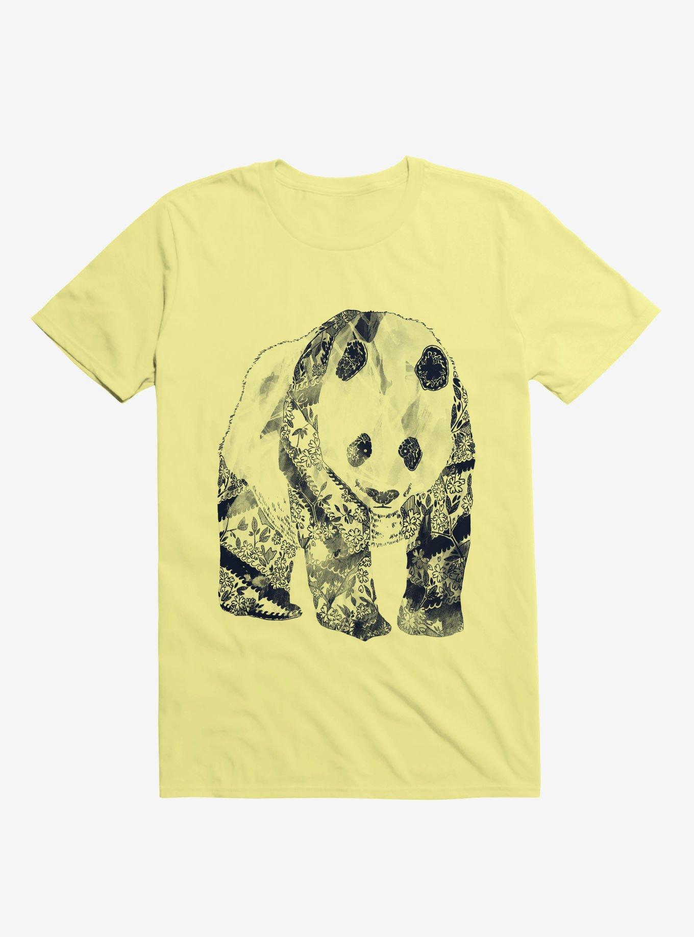 Tattooed Panda T-Shirt, CORN SILK, hi-res