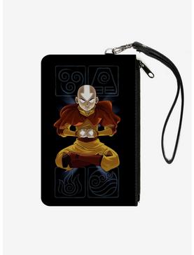 Avatar the Last Airbender Aang Elements Canvas Clutch Wallet, , hi-res