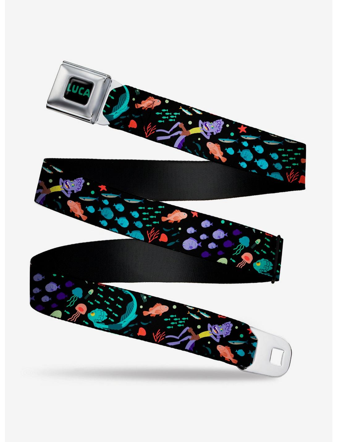Luca and Alberto Sea Monsters Isola del Mar Youth Seatbelt Belt, , hi-res