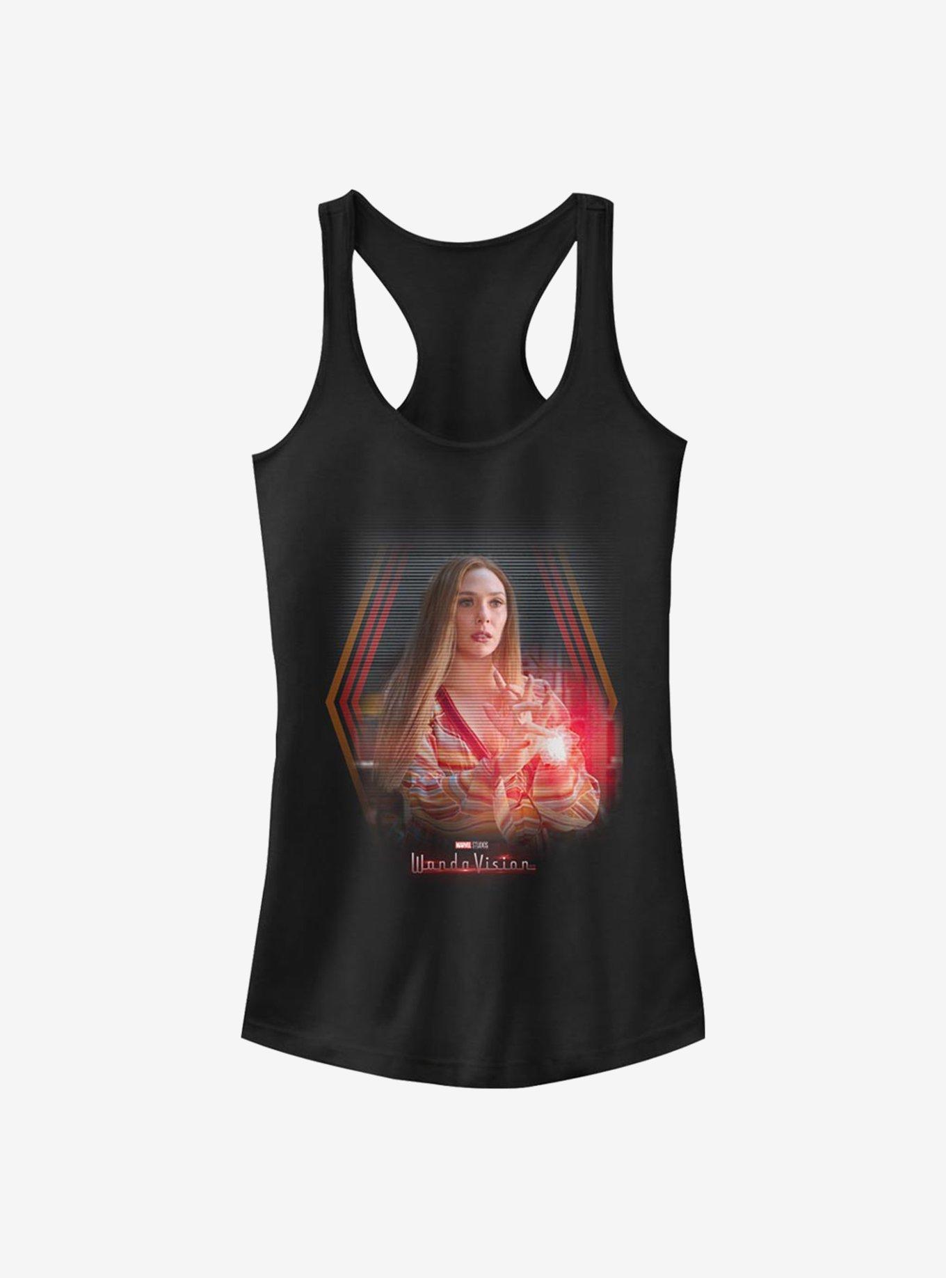 Marvel WandaVision Wanda's Powers Girls Tank, BLACK, hi-res