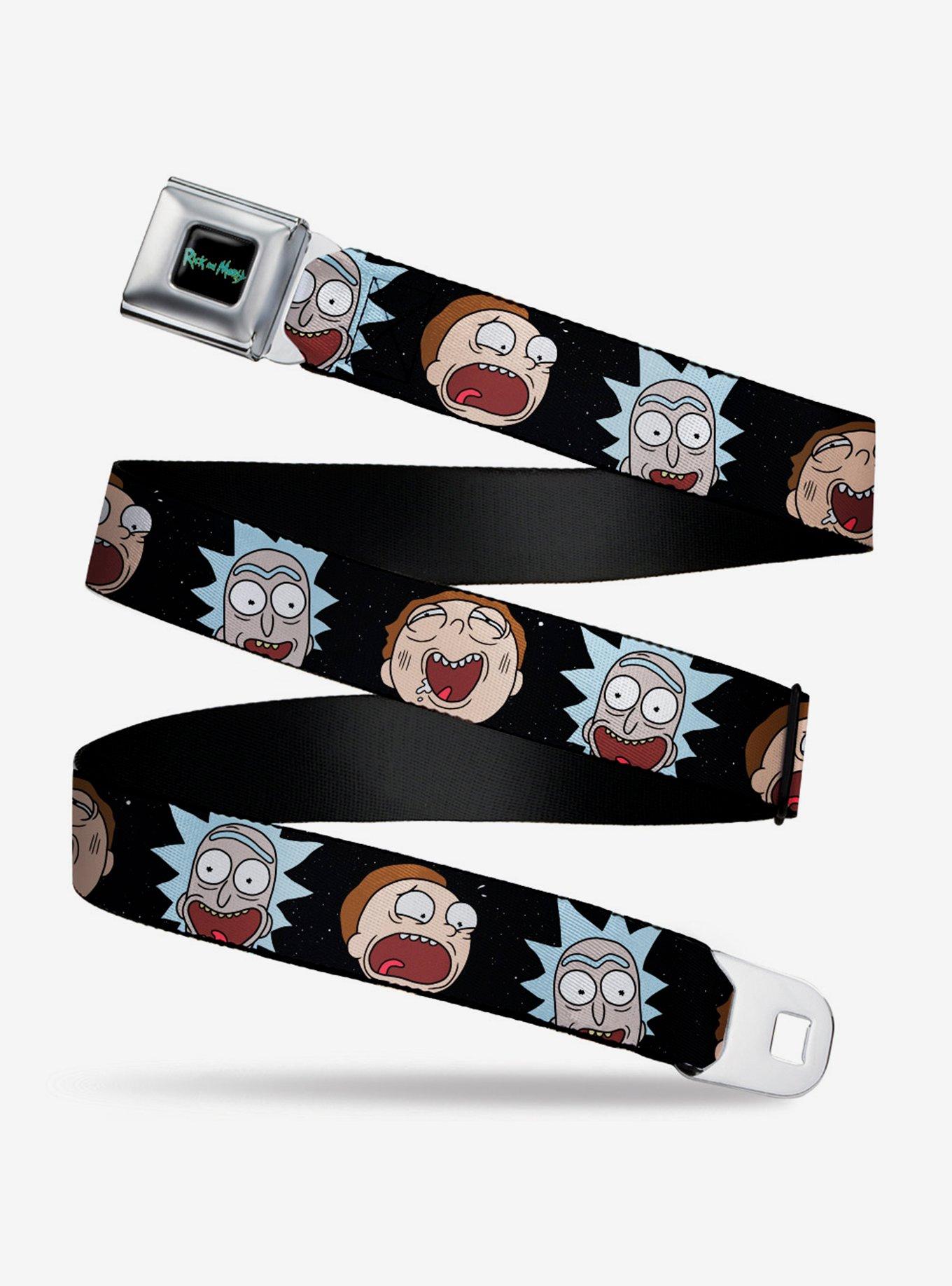 Rick and Morty Expressions in Space Youth Seatbelt Belt, , hi-res