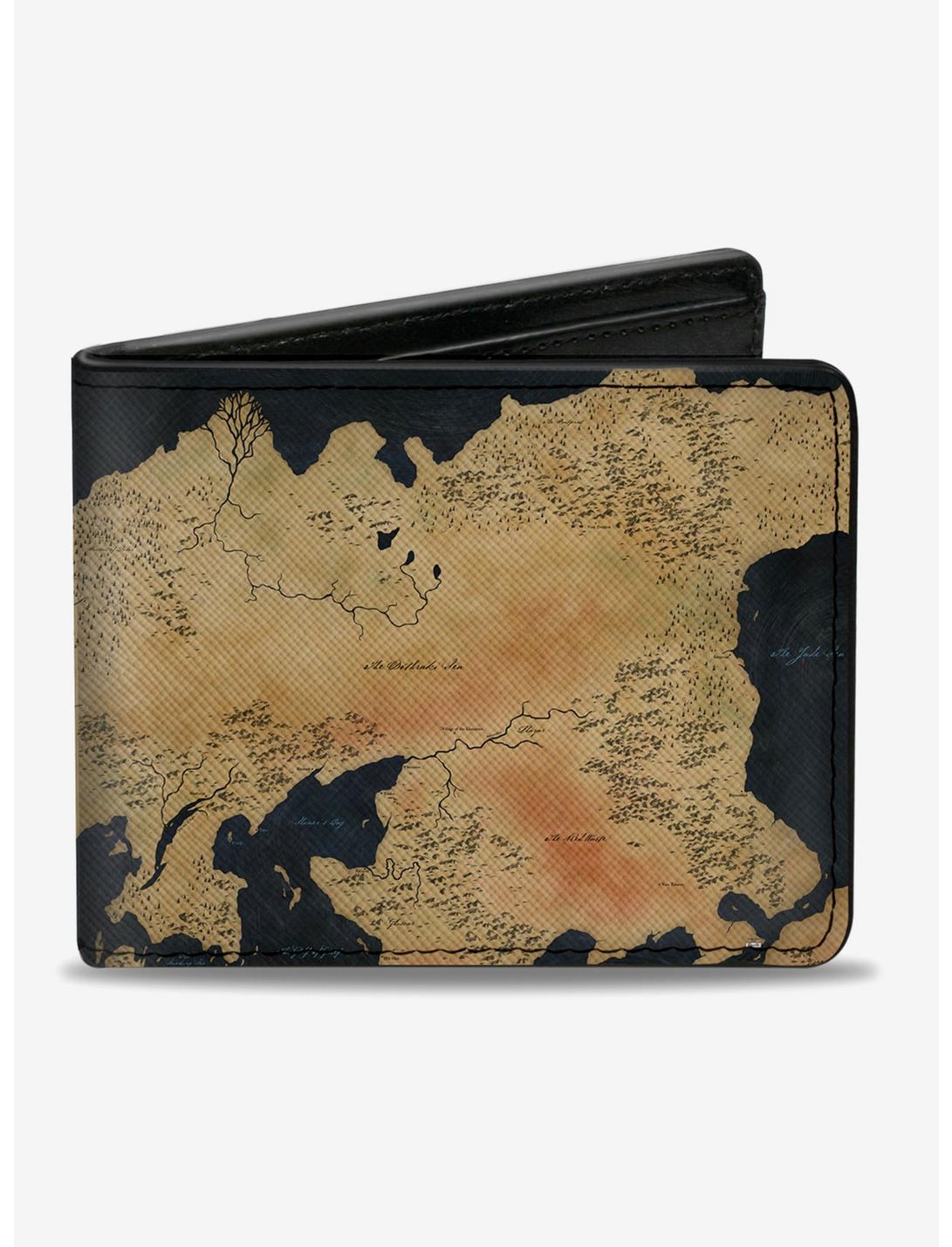 Game of Thrones World Map Westeros and Essos Bifold Wallet, , hi-res