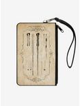 Harry Potter The Wand of Potter Anatomy Canvas Clutch Wallet, , hi-res