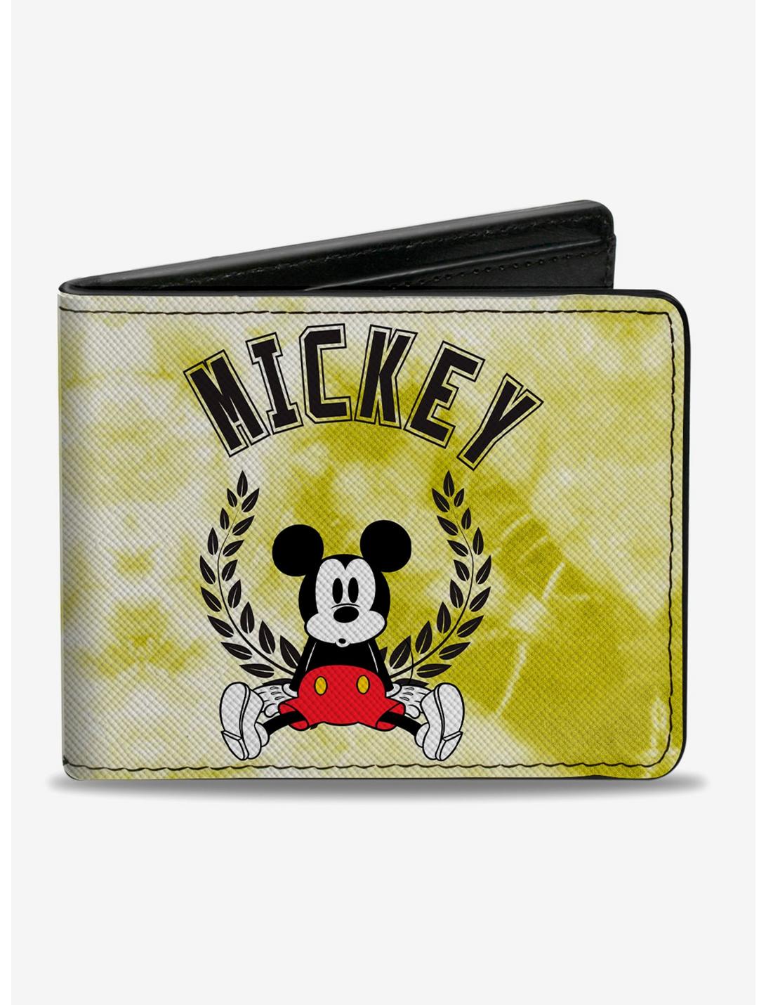 Disney Mickey Mouse Sitting Crest Tie Dye Bifold Wallet, , hi-res