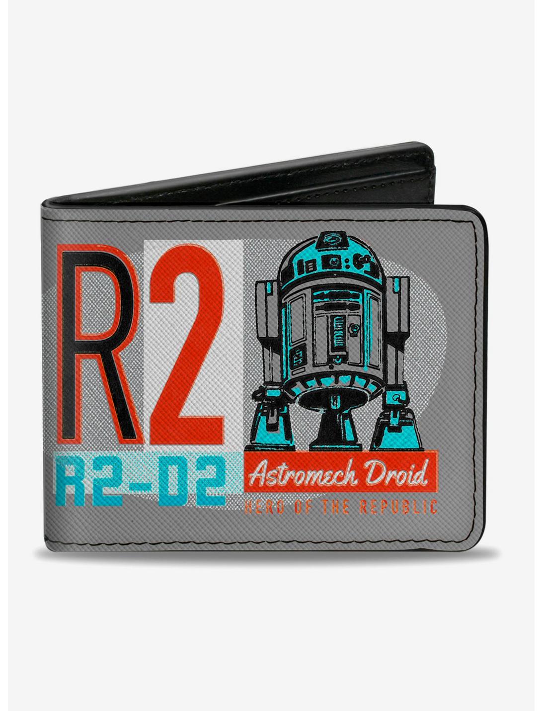 New Star Wars R2-D2 Boxed Bi-Folding Wallet Droid Official 