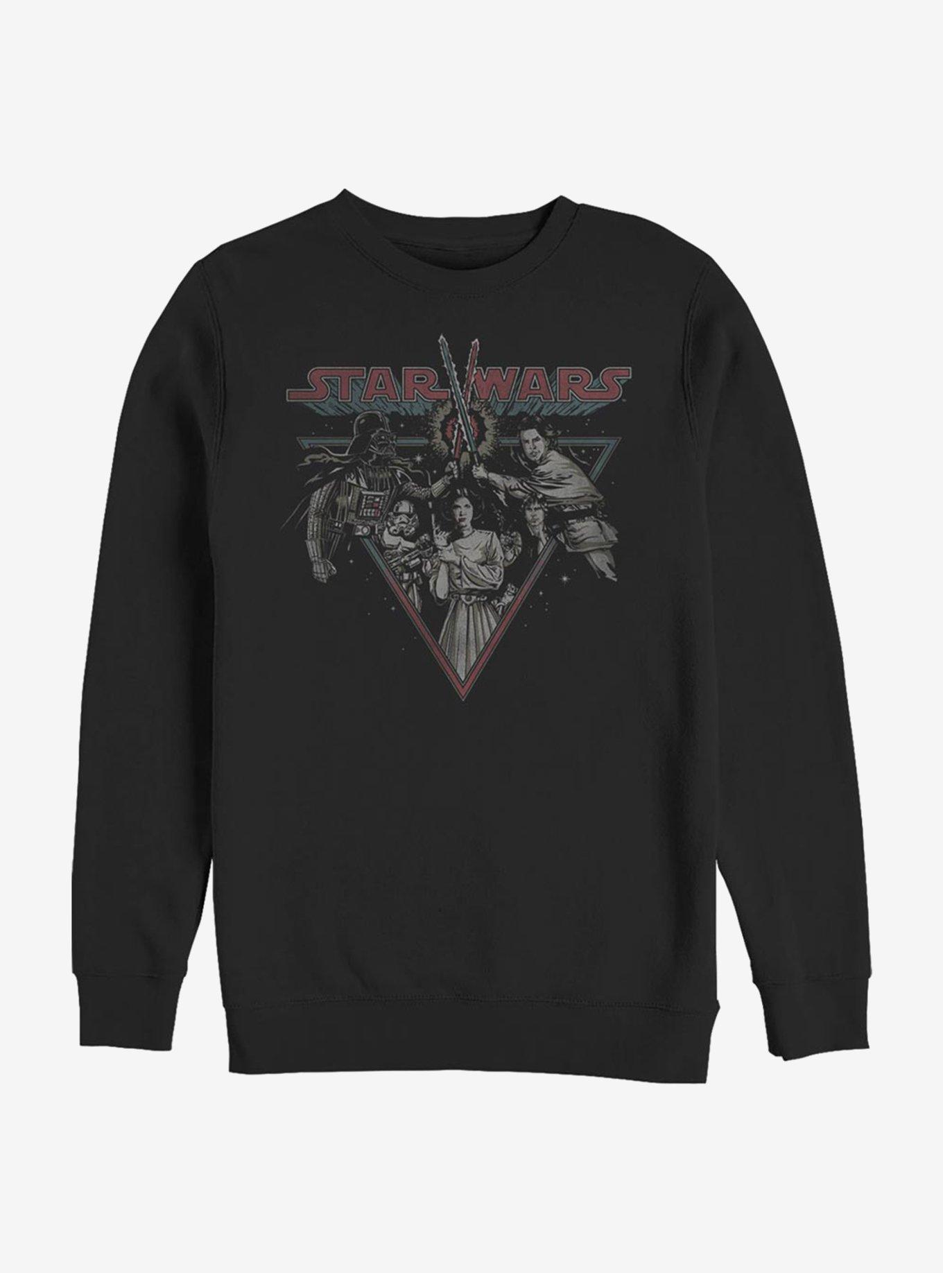 Star Wars Flaming Battle Sweatshirt, BLACK, hi-res