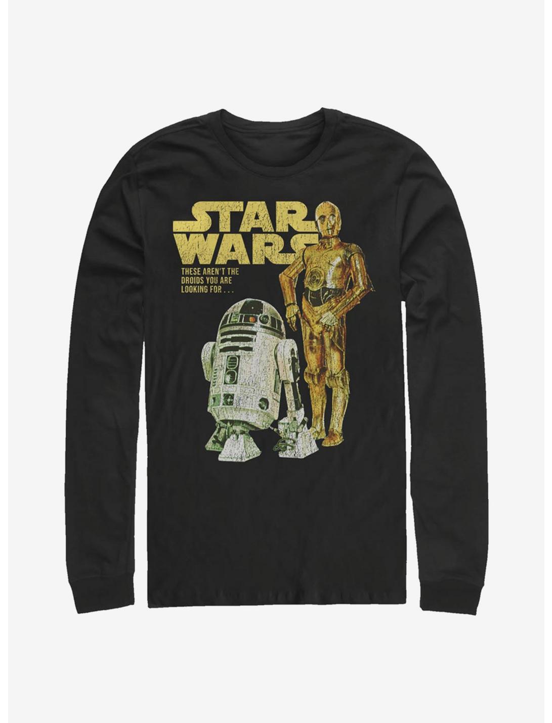 Star Wars Droids Cover Long-Sleeve T-Shirt, BLACK, hi-res