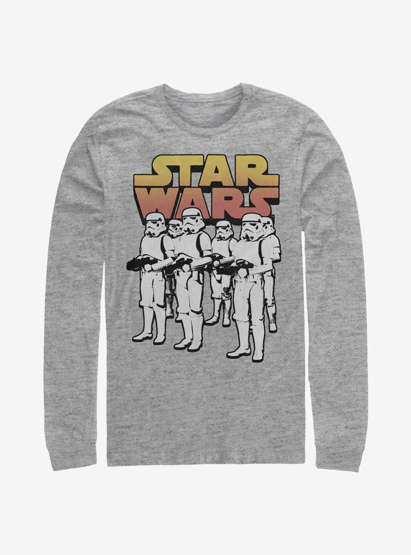 Star Wars Marching Orders Troopers Long-Sleeve T-Shirt, ATH HTR, hi-res